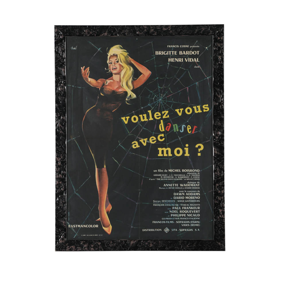 French Movie Poster "Voulex Vous Danser Avec Moi"