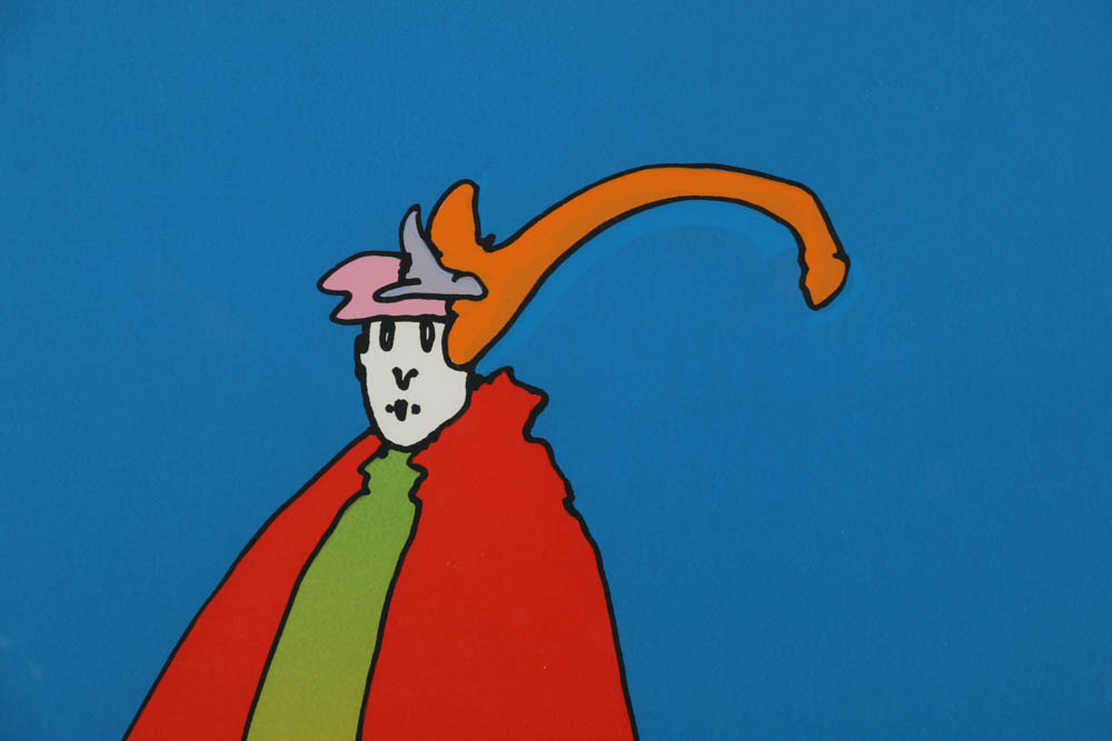 Peter Max Limited Edition Serigraph on Paper "Prince in Blue"