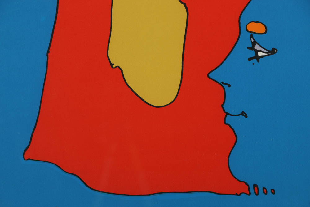 Peter Max Limited Edition Serigraph on Paper "Prince in Blue"