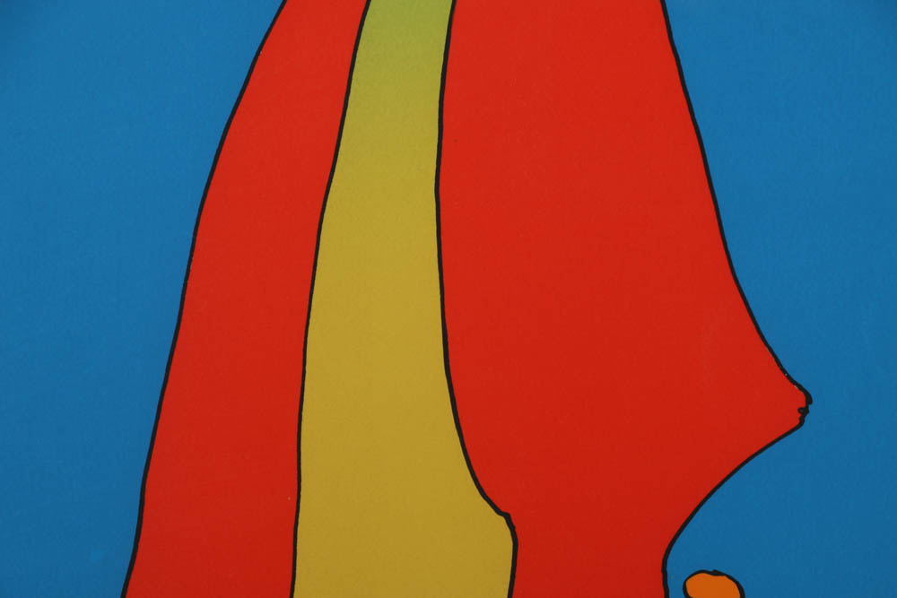 Peter Max Limited Edition Serigraph on Paper "Prince in Blue"