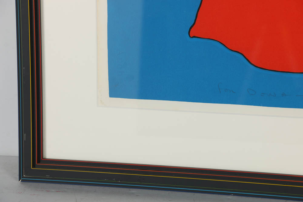 Peter Max Limited Edition Serigraph on Paper "Prince in Blue"