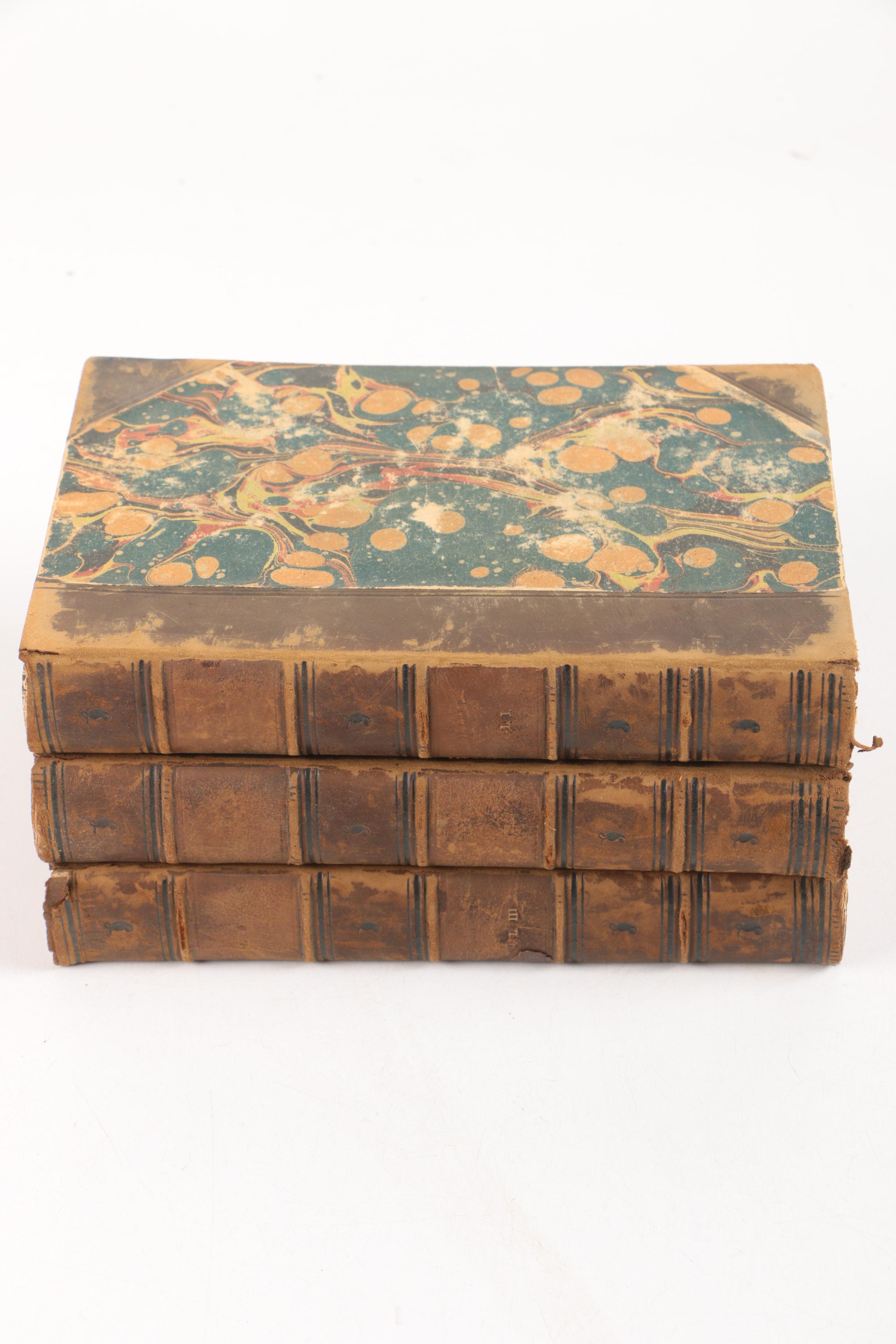 1864 Three-Volume "The Adventures of Gil Blas of Santillane"