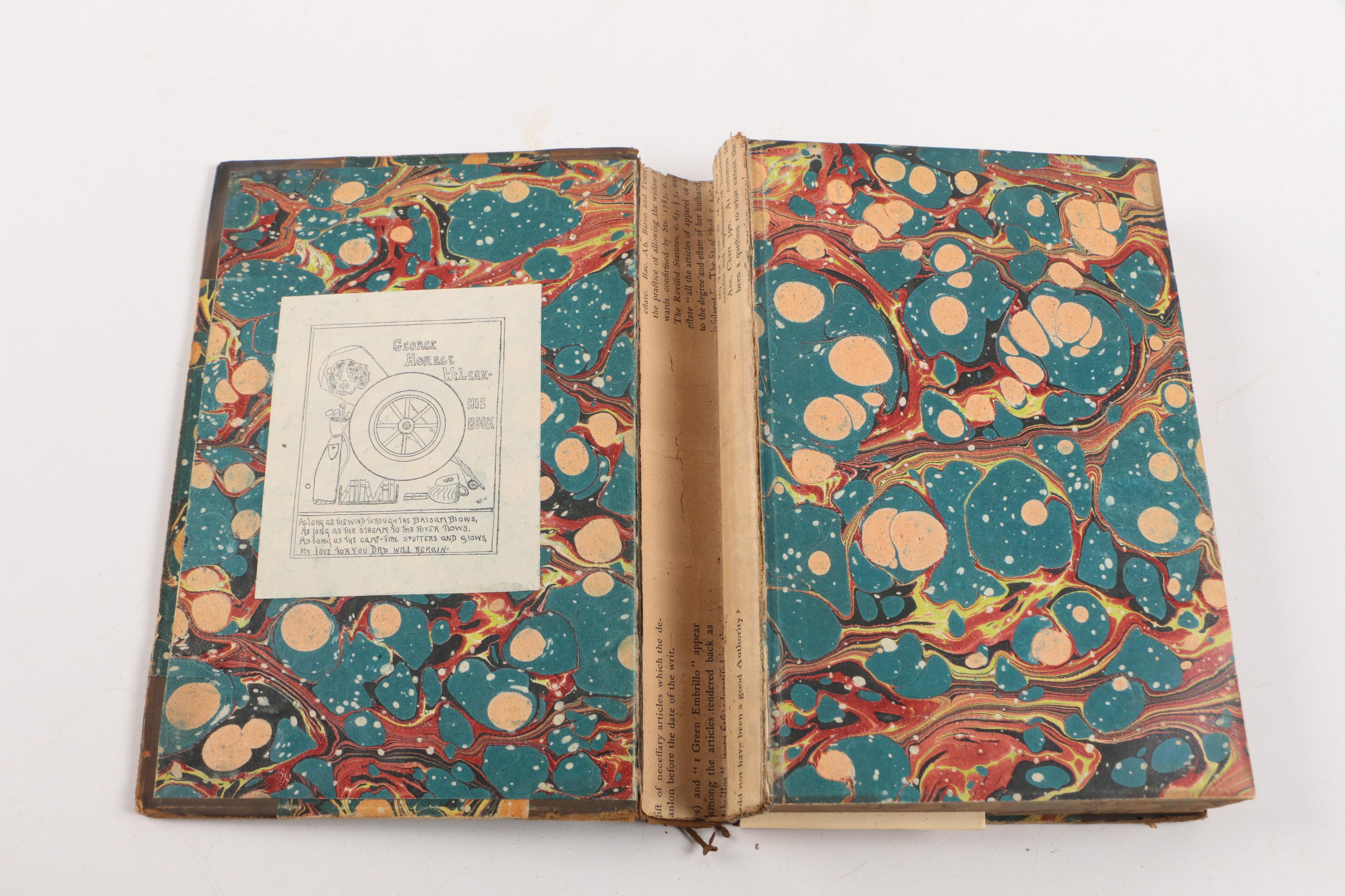 1864 Three-Volume "The Adventures of Gil Blas of Santillane"