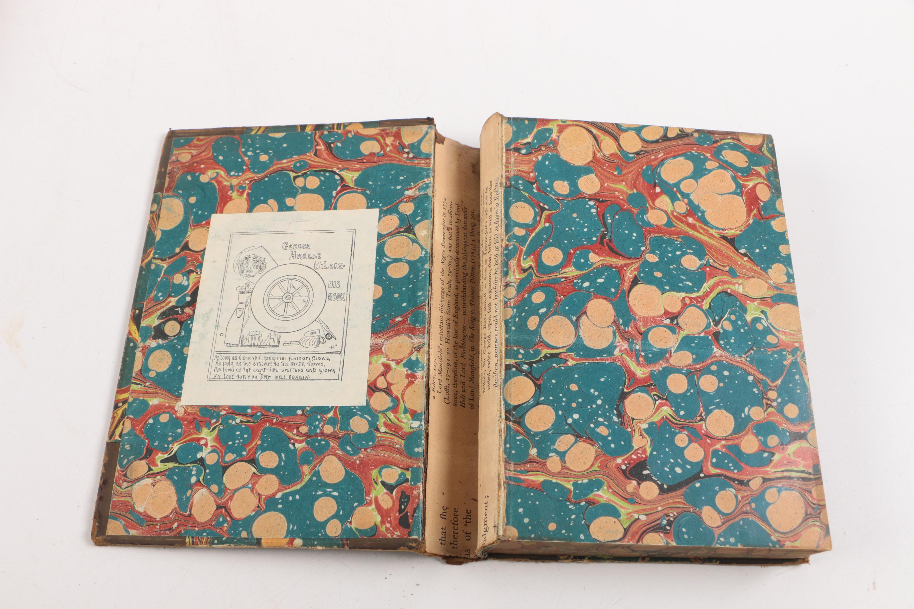 1864 Three-Volume "The Adventures of Gil Blas of Santillane"