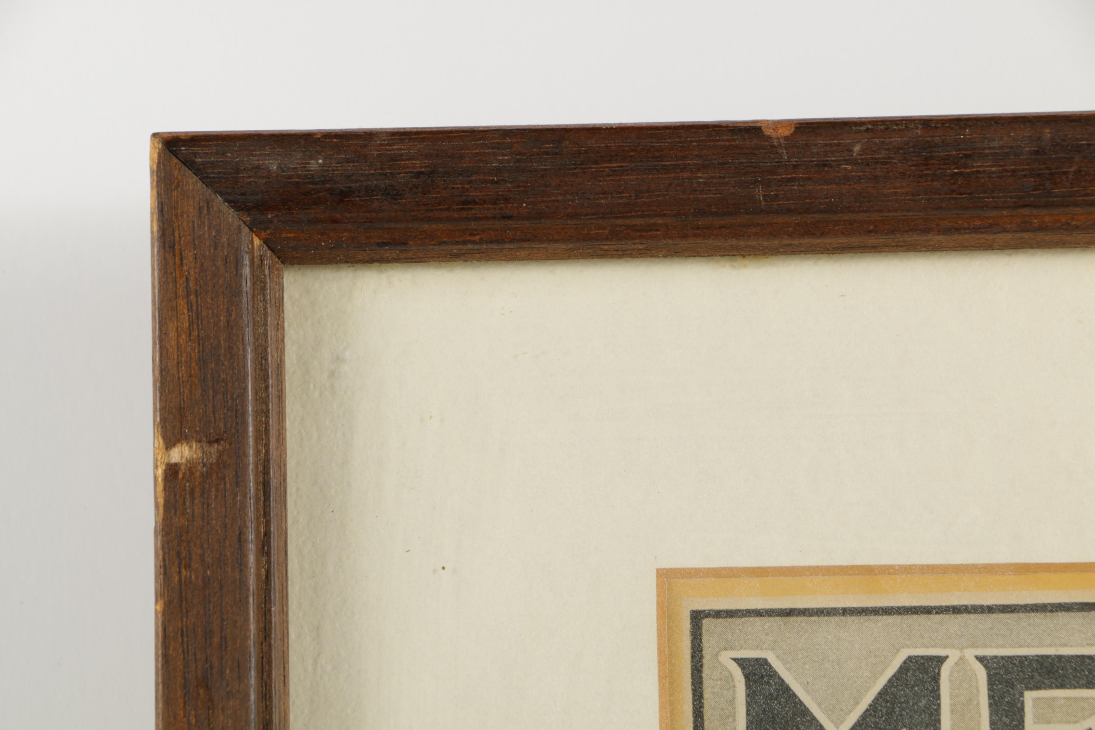 Vintage Advertisement for Mennen's Borated Talcum Toilet Powder