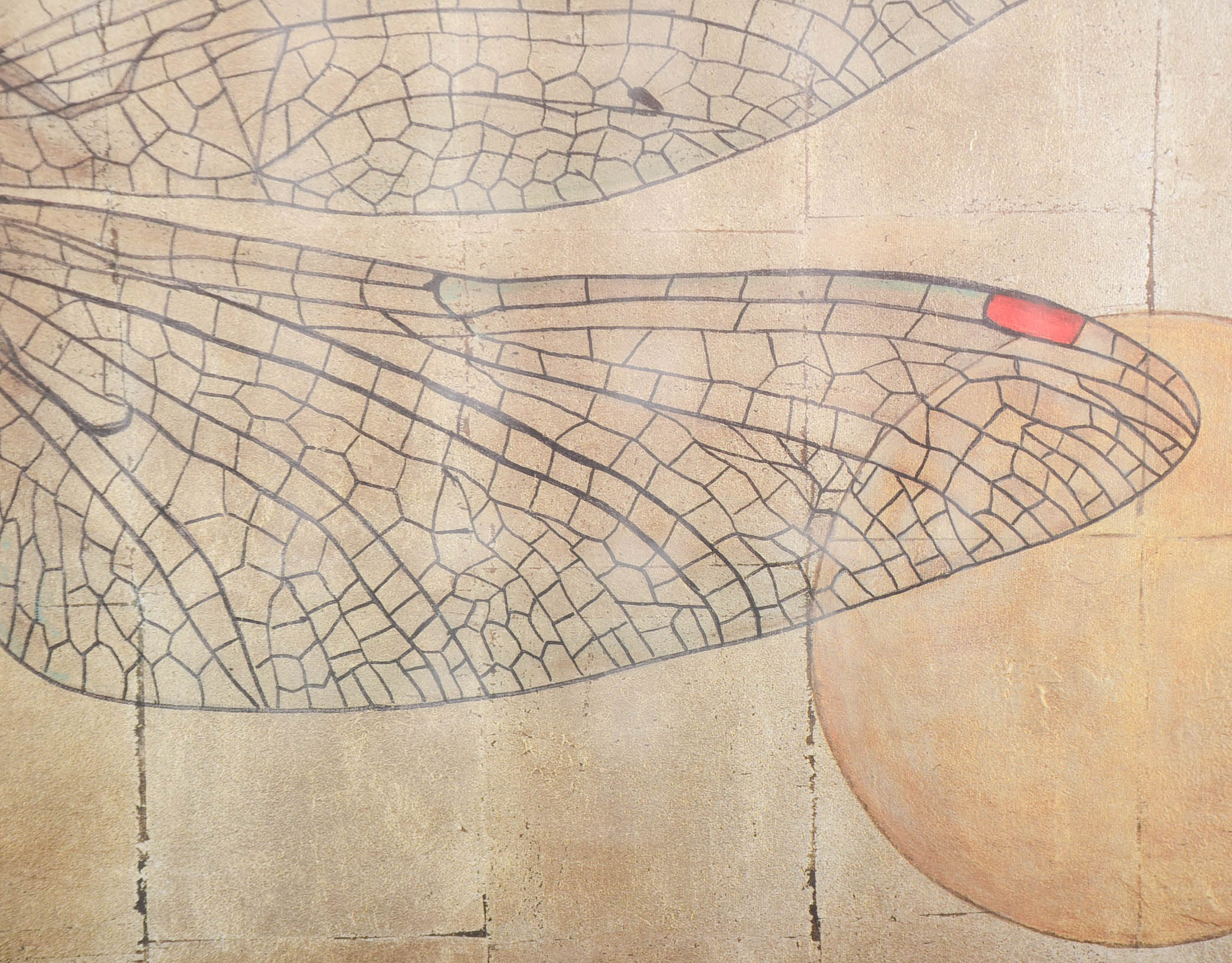 Pair of Patricia Quintero-Pinto Offset Lithograph Prints of Dragonflies