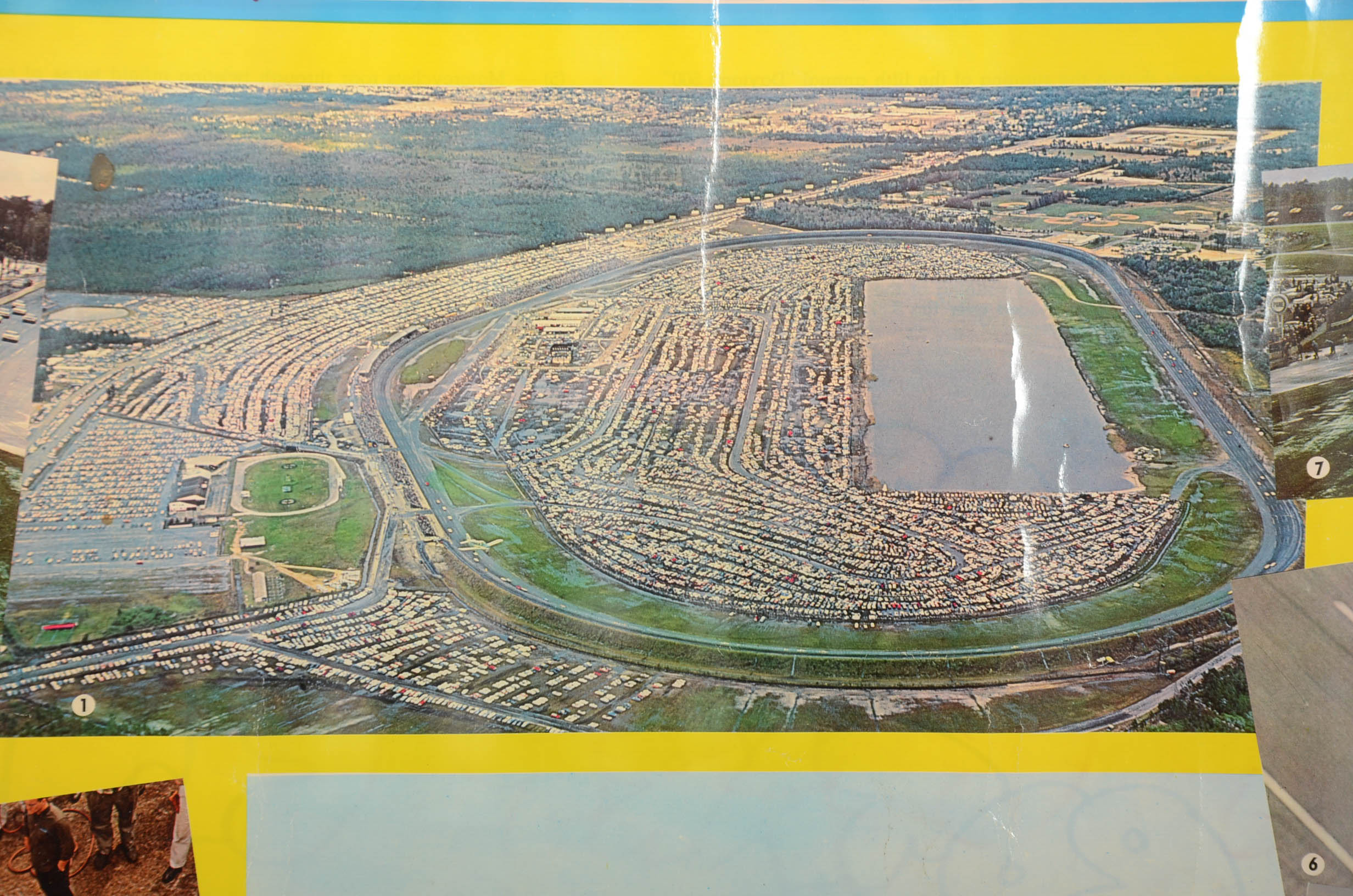 Sixties Era Offset Lithograph Poster from the Daytona International Speedway