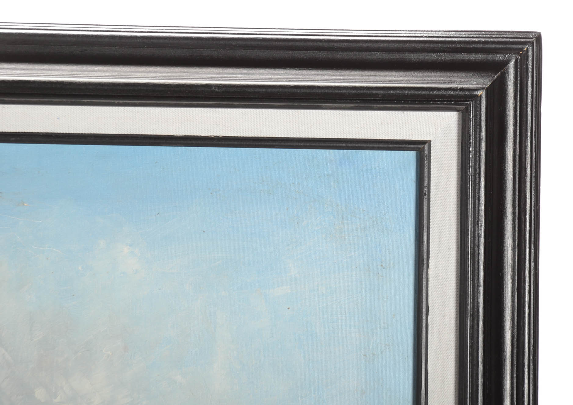 Burnett Signed Oil Painting of Venice