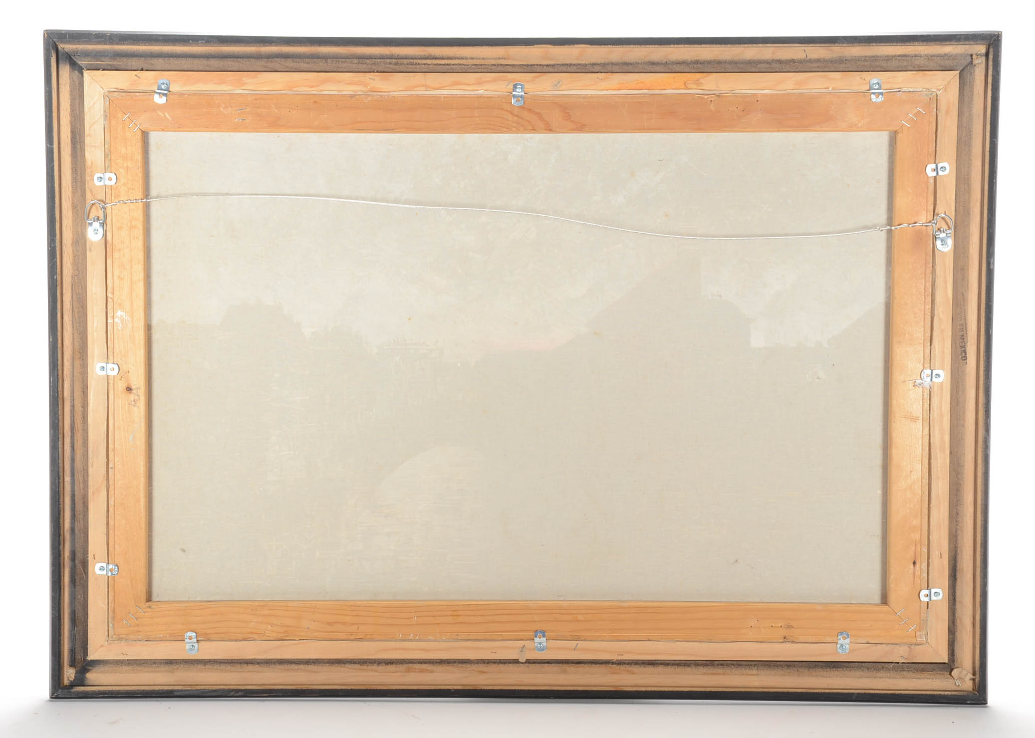 Burnett Signed Oil Painting of Venice