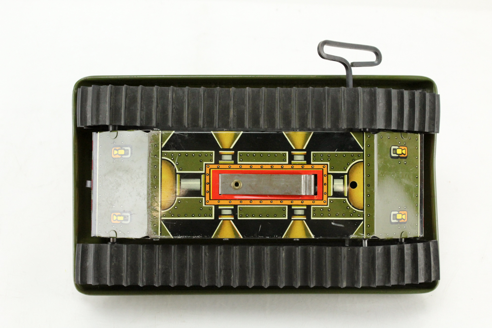 1950s Tin U.S. Army Wind-Up Tank by Marx