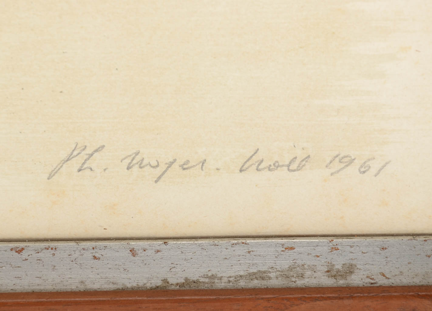 Philippe Henry Noyer Signed Limited Edition 1961 Hand-Pulled Lithograph