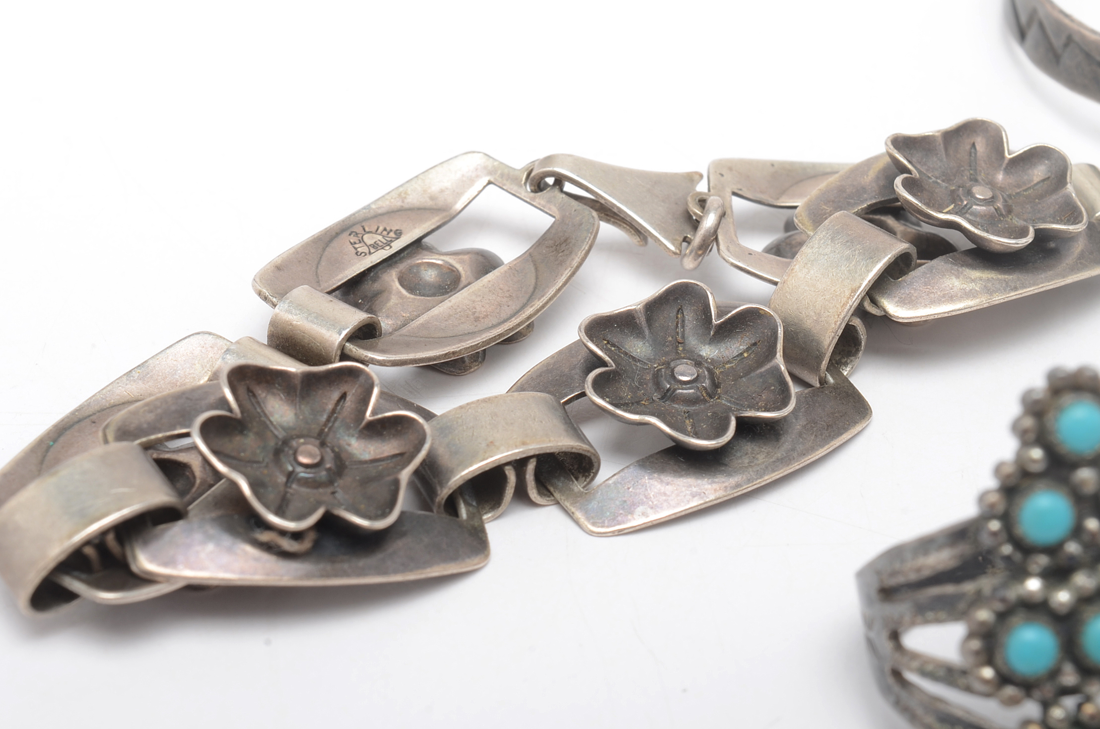 Sterling Silver South Western Style Jewelry Assortment