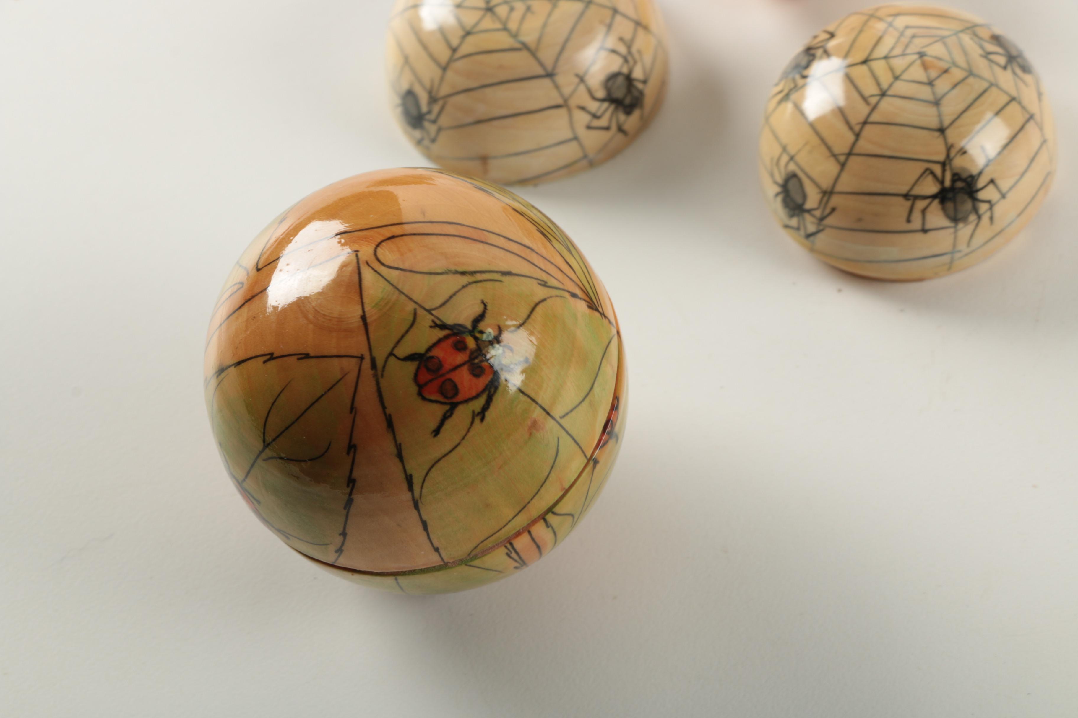 Insect-Themed Matryoshka Nesting Balls