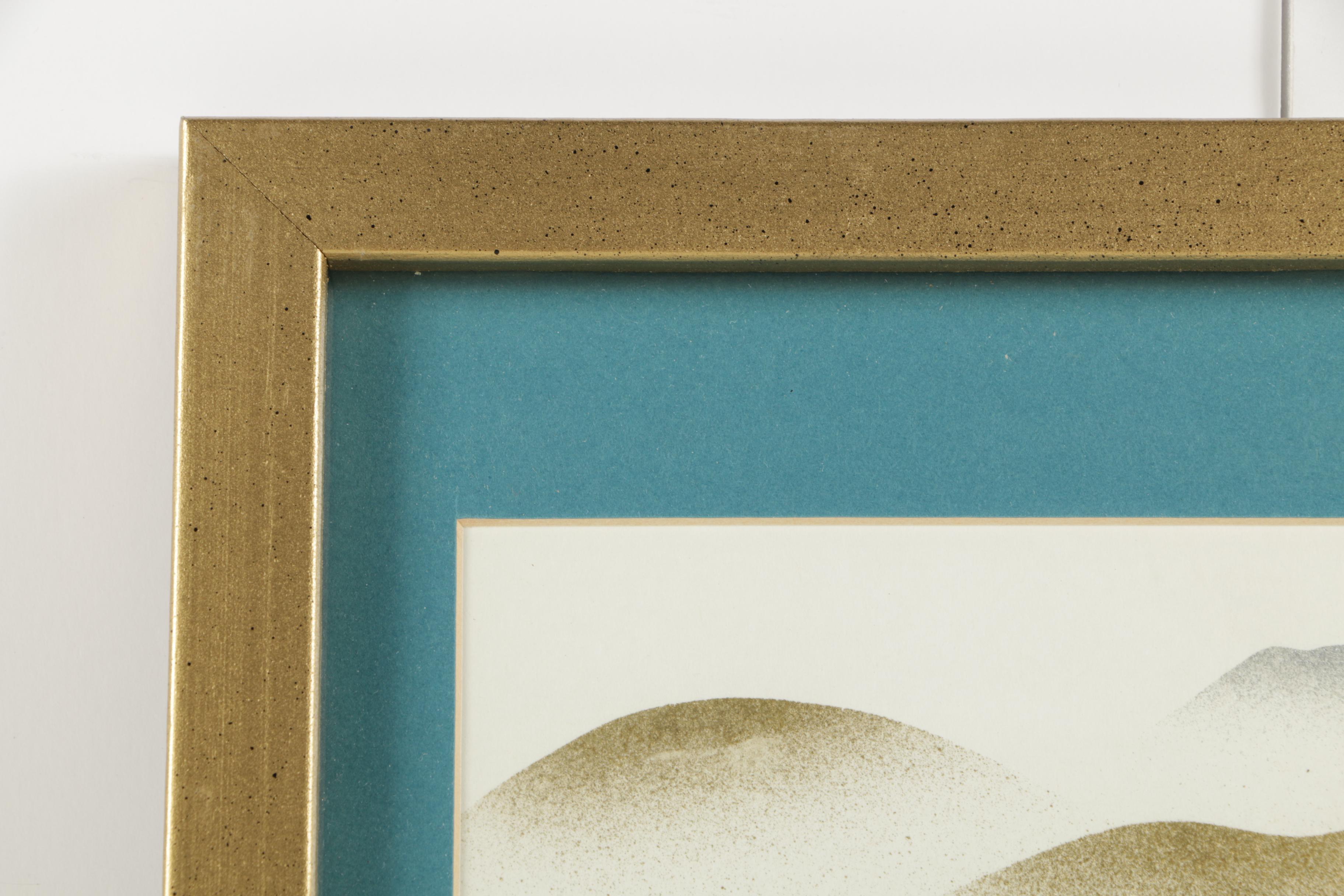 Yuriko Miyagawa Ink Drawings on Paper with Calligraphy