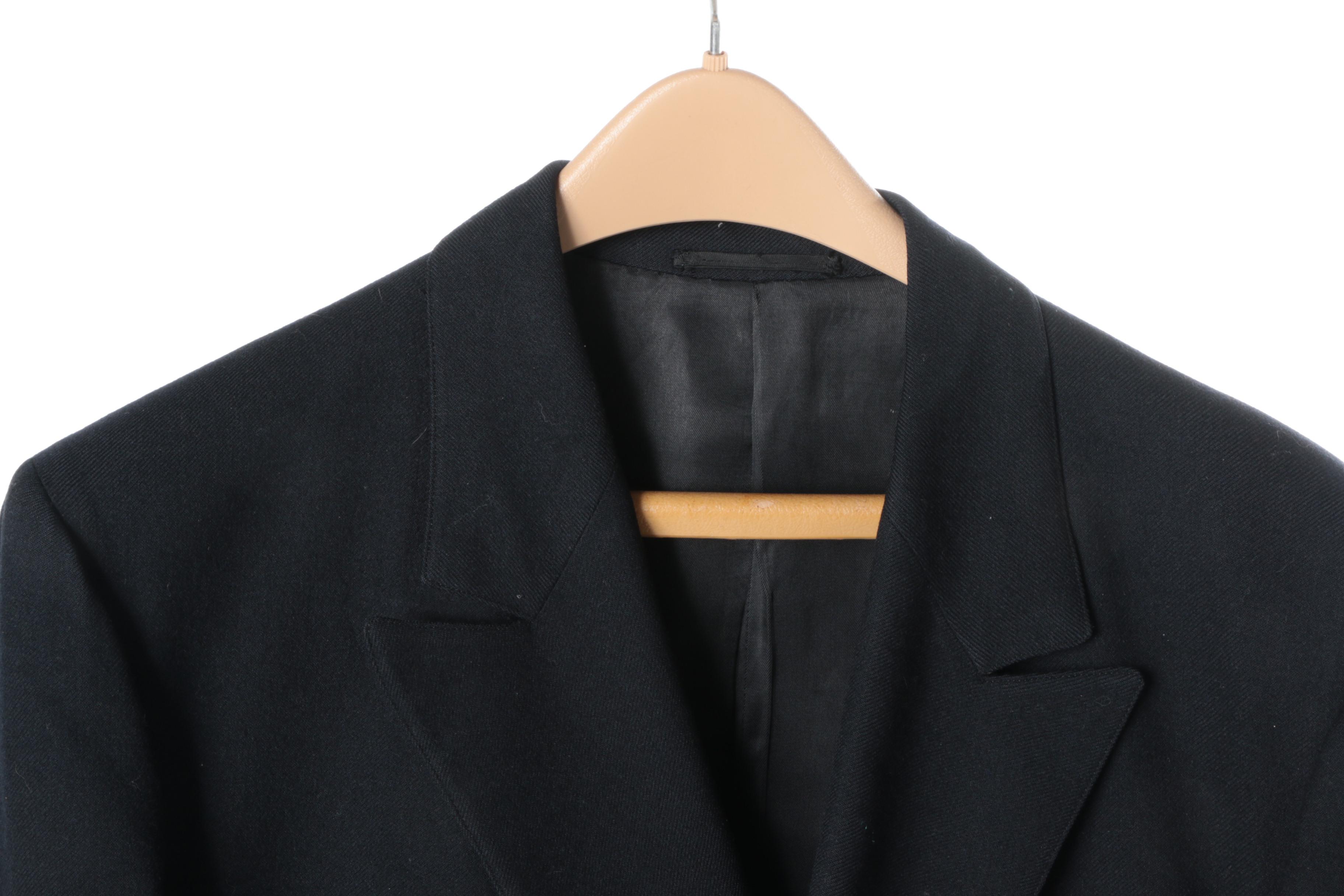 Men's Navy Military Uniform with Belt