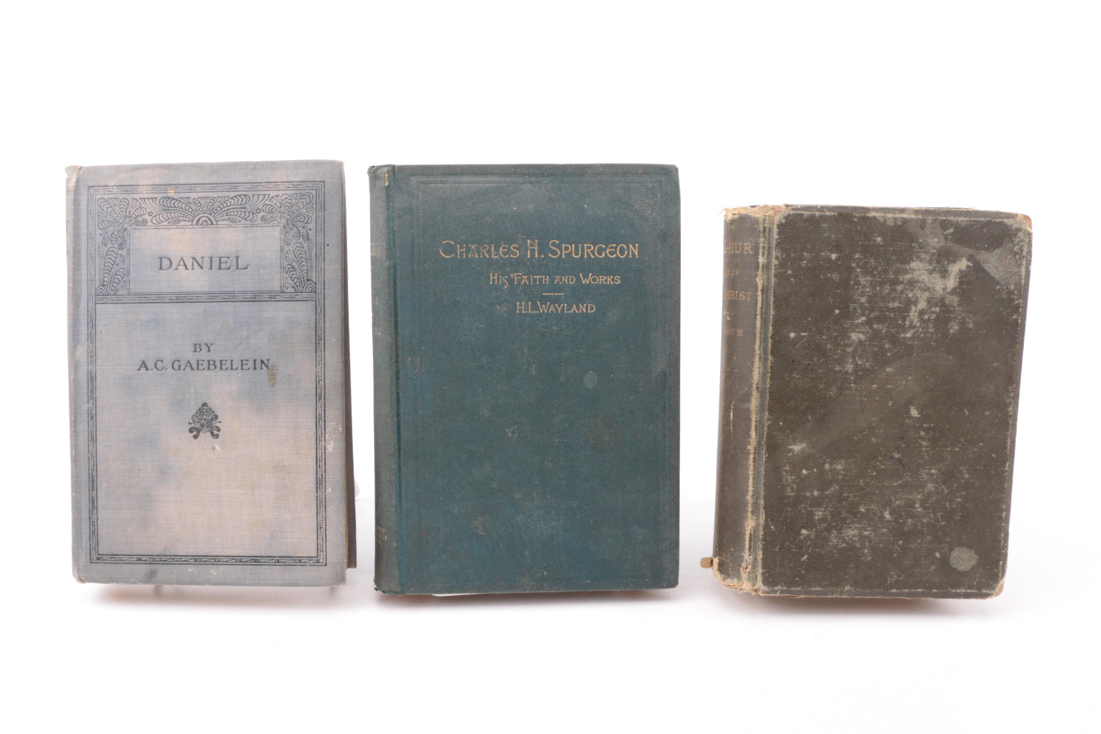 Assortment of Vintage Religious Books