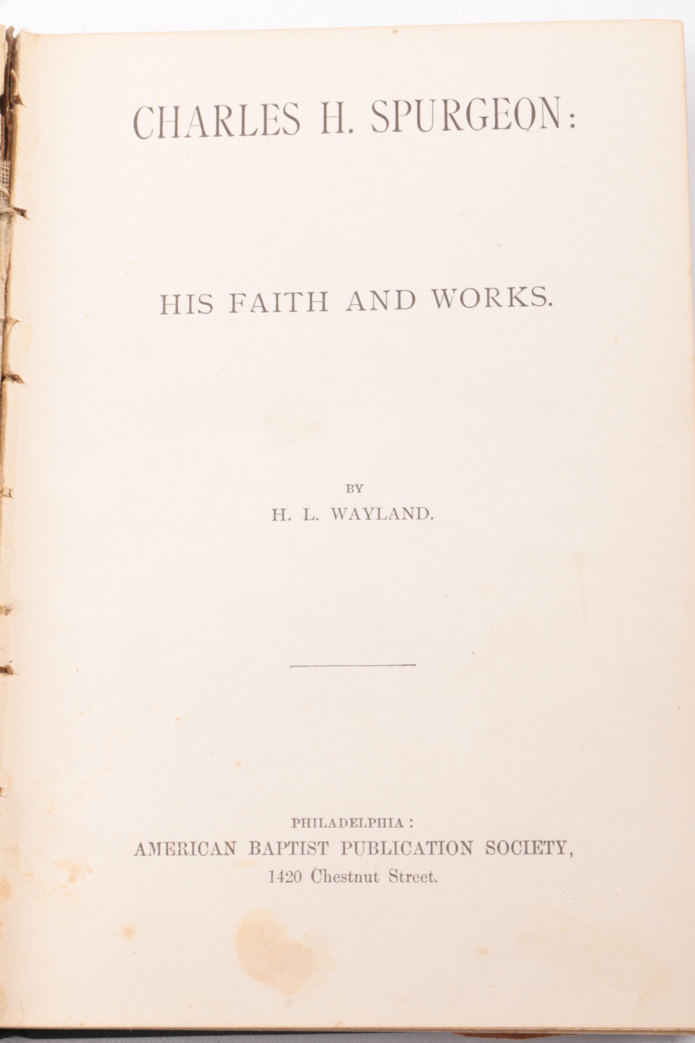 Assortment of Vintage Religious Books