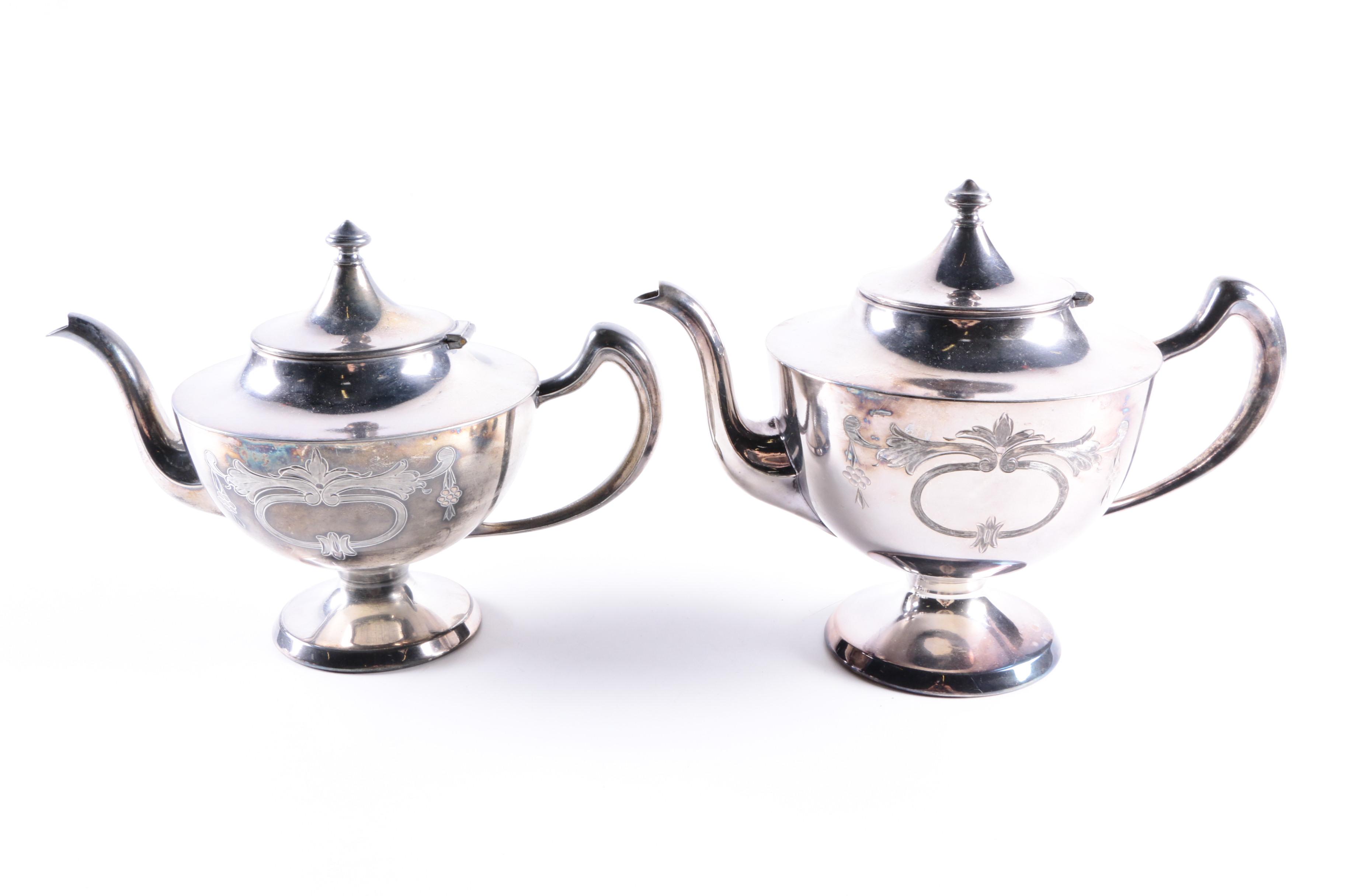 Wm A. Rogers Silver-Plated Coffee and Tea Service