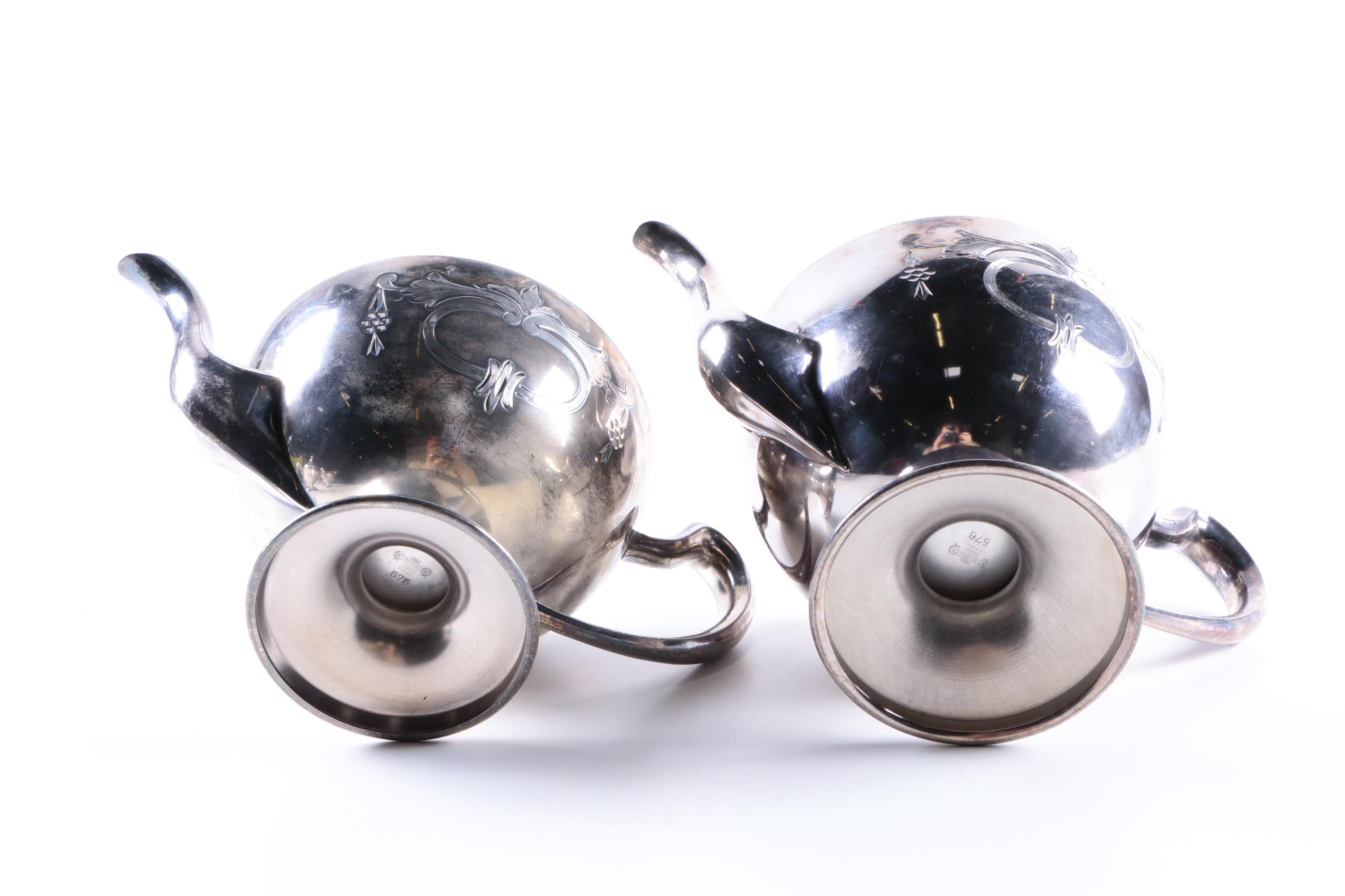 Wm A. Rogers Silver-Plated Coffee and Tea Service