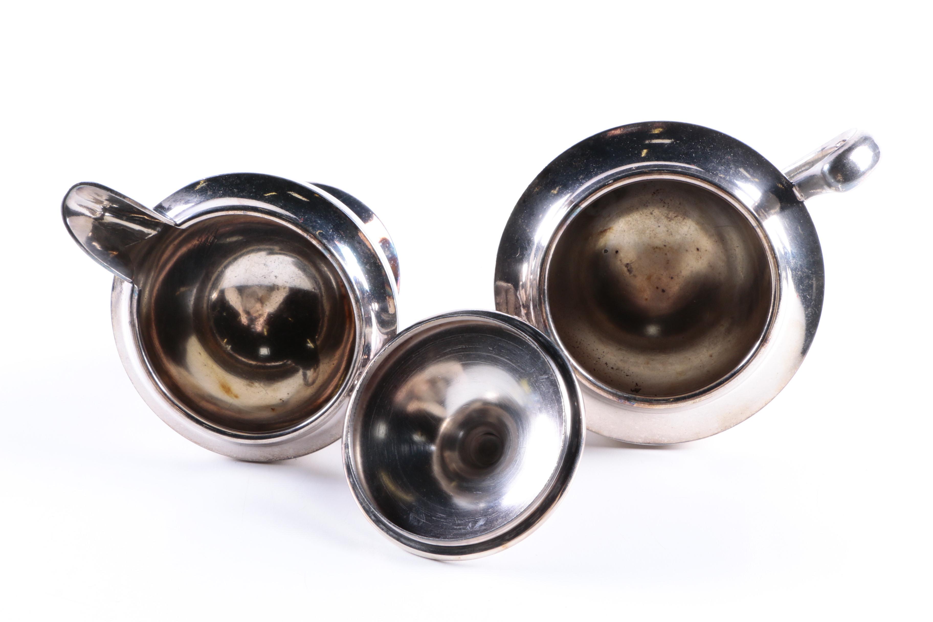 Wm A. Rogers Silver-Plated Coffee and Tea Service