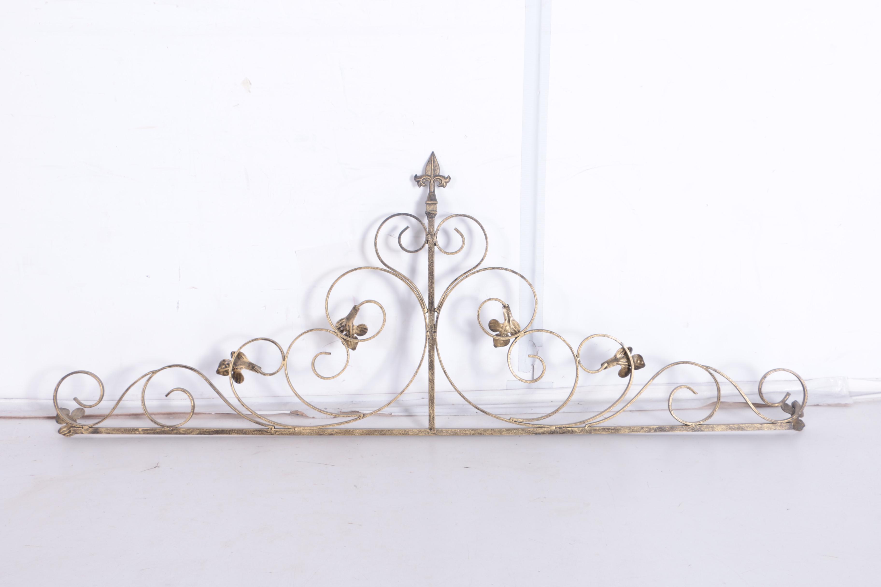 Scrolling Iron Wall Hanging
