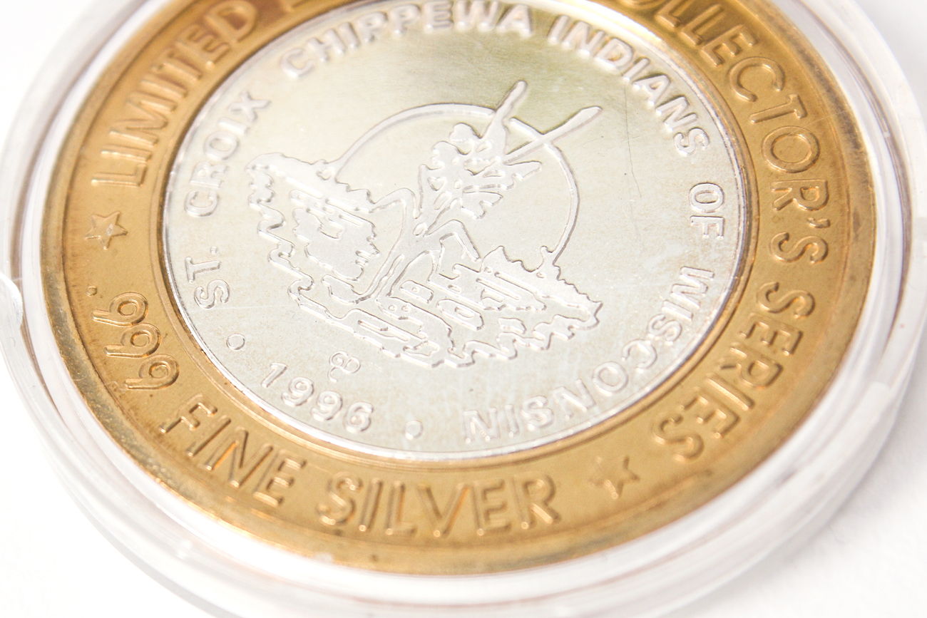 Limited Edition Collector's Series Chippewa Indians Silver Token