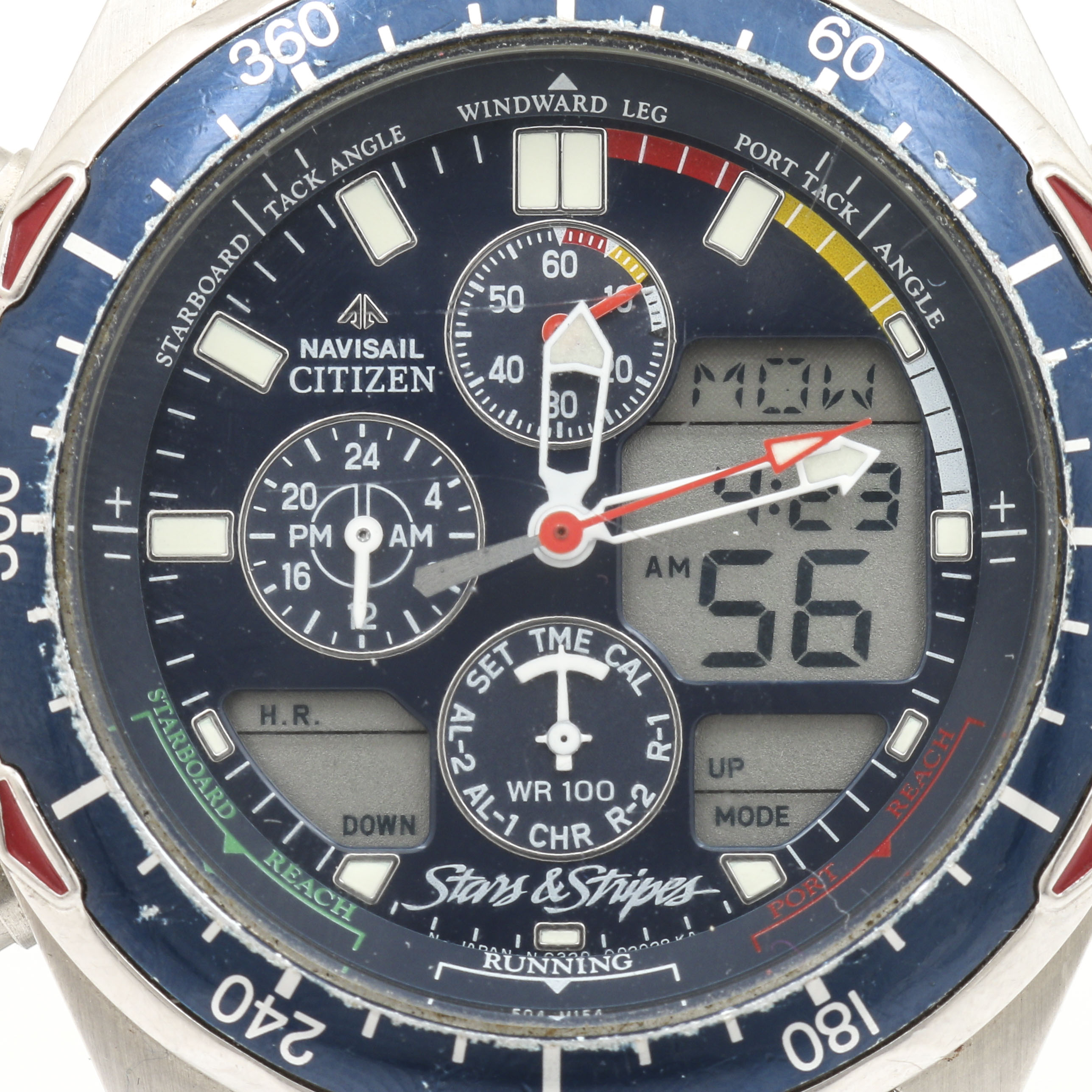 Citizen Navisail Stars & Stripes Stainless Steel Watch