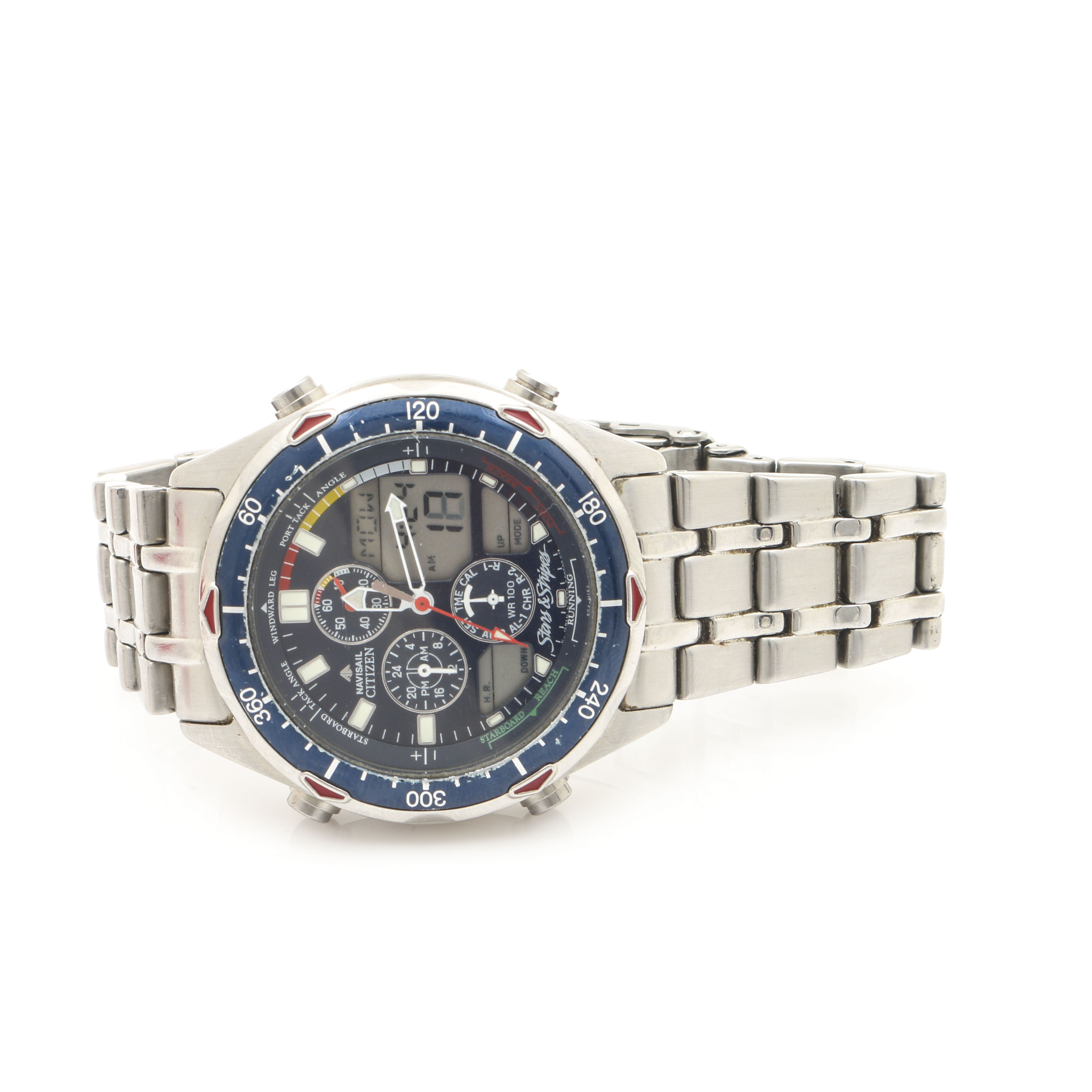 Citizen Navisail Stars & Stripes Stainless Steel Watch