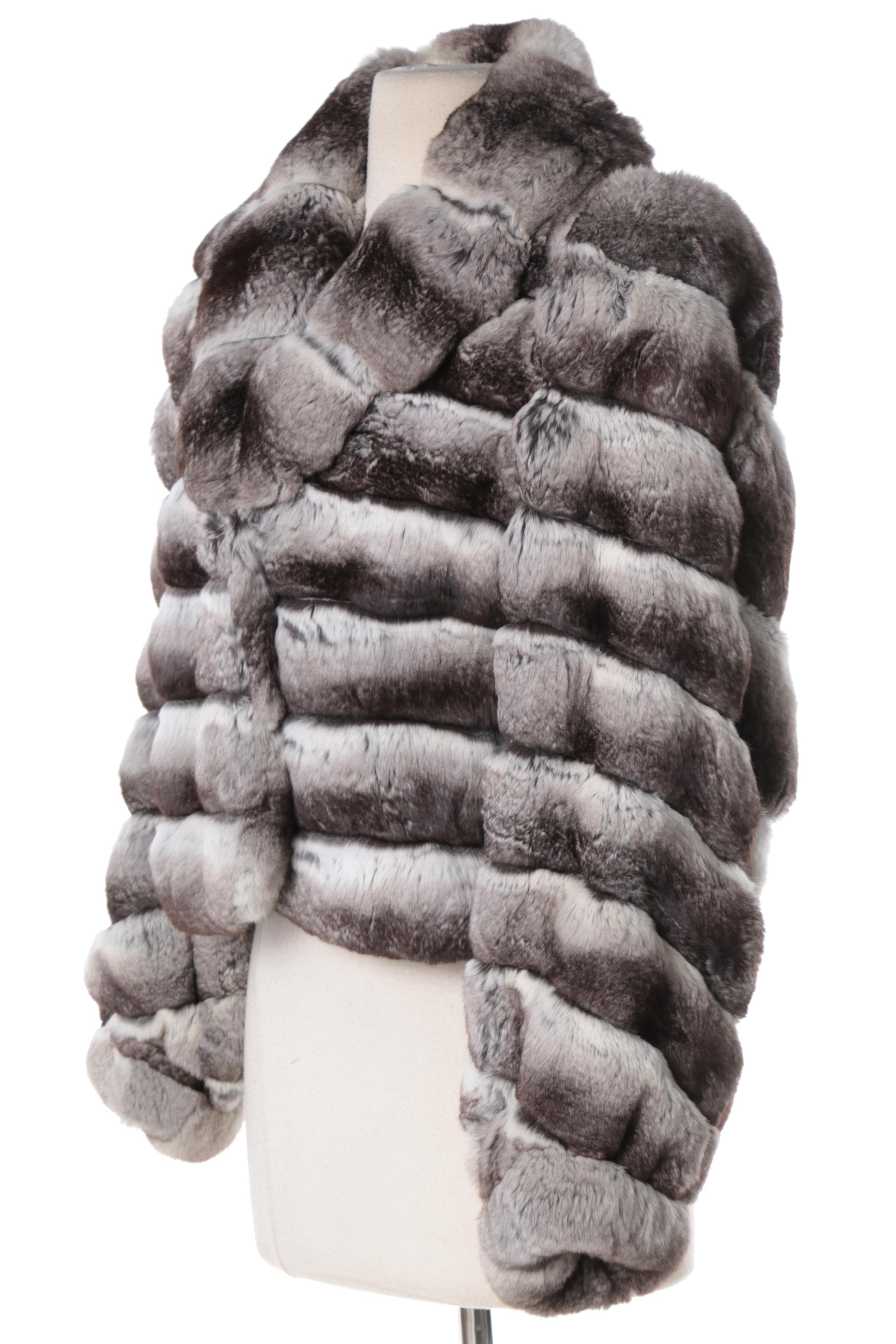 Women's Vintage Chinchilla Fur Coat