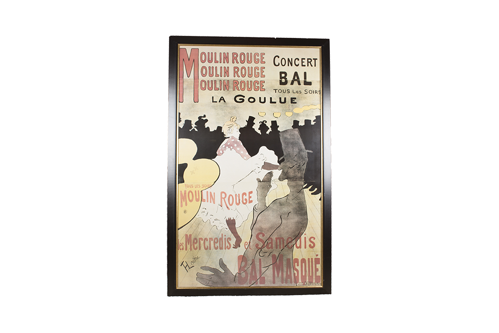 Offset Lithograph After Henri de Toulouse-Lautrec "Moulin Rouge"