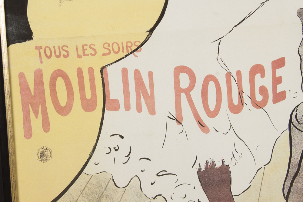 Offset Lithograph After Henri de Toulouse-Lautrec "Moulin Rouge"