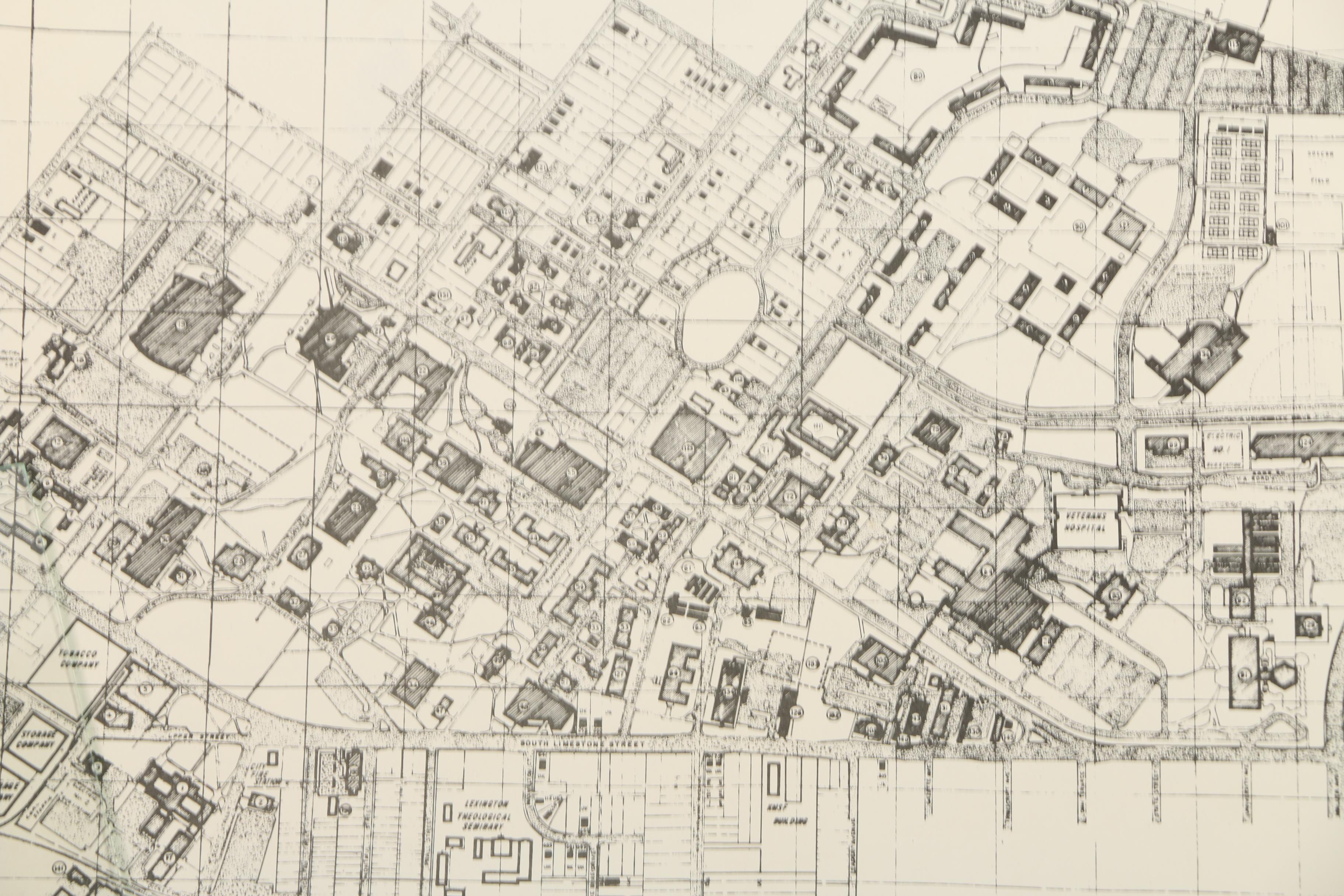1970s Topographic Maps of Lexington and Map of the University of Kentucky