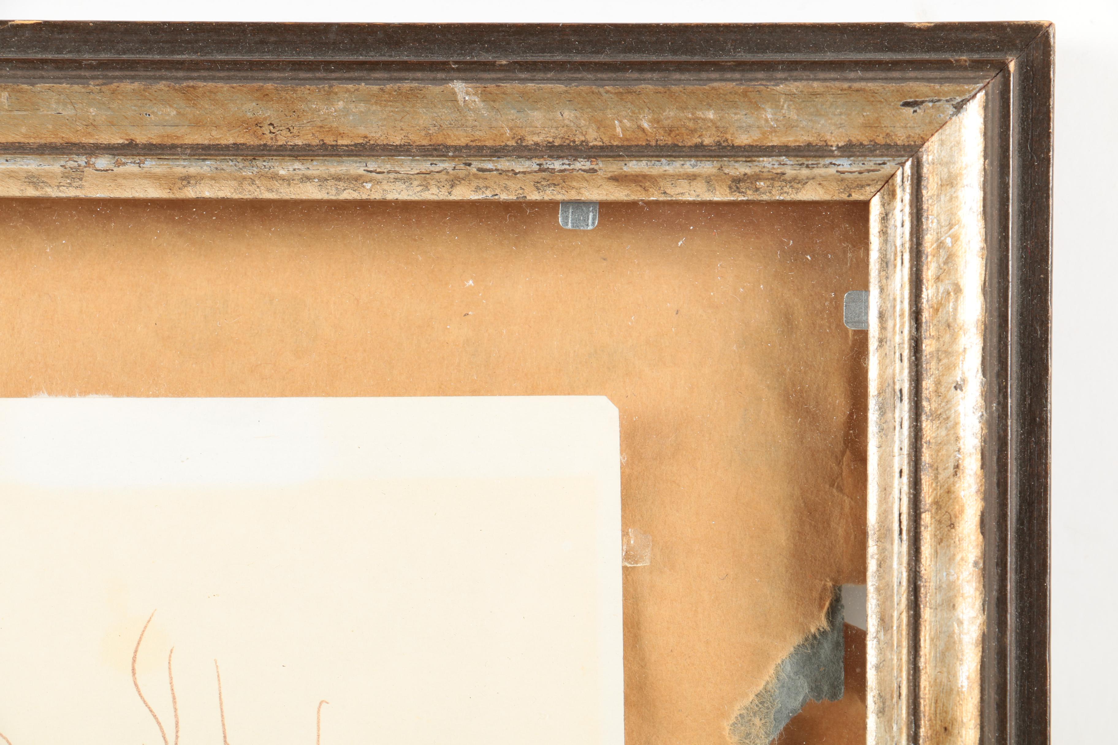 Ink Drawing of a Two-Faced Figure