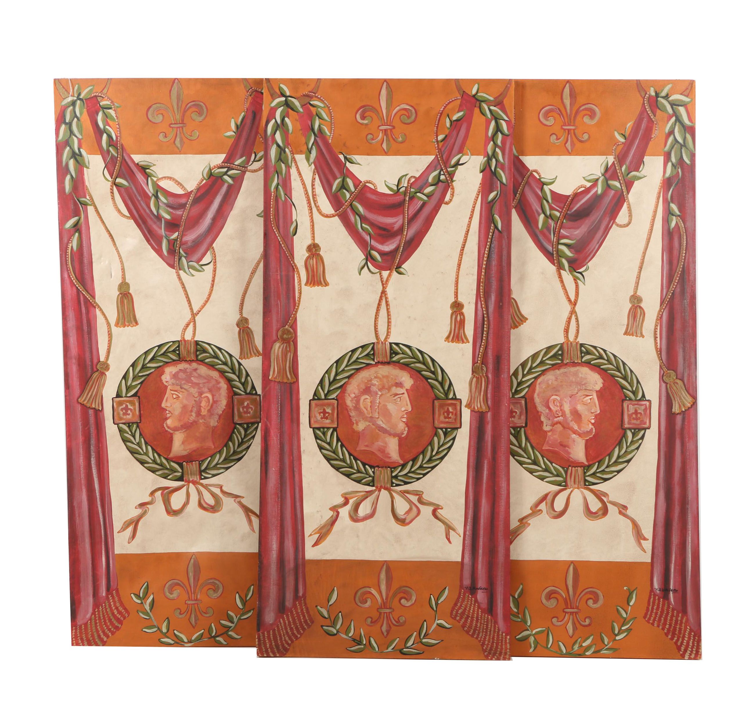 N.A. Manfredo Oil Paintings of Greco-Roman Imagery