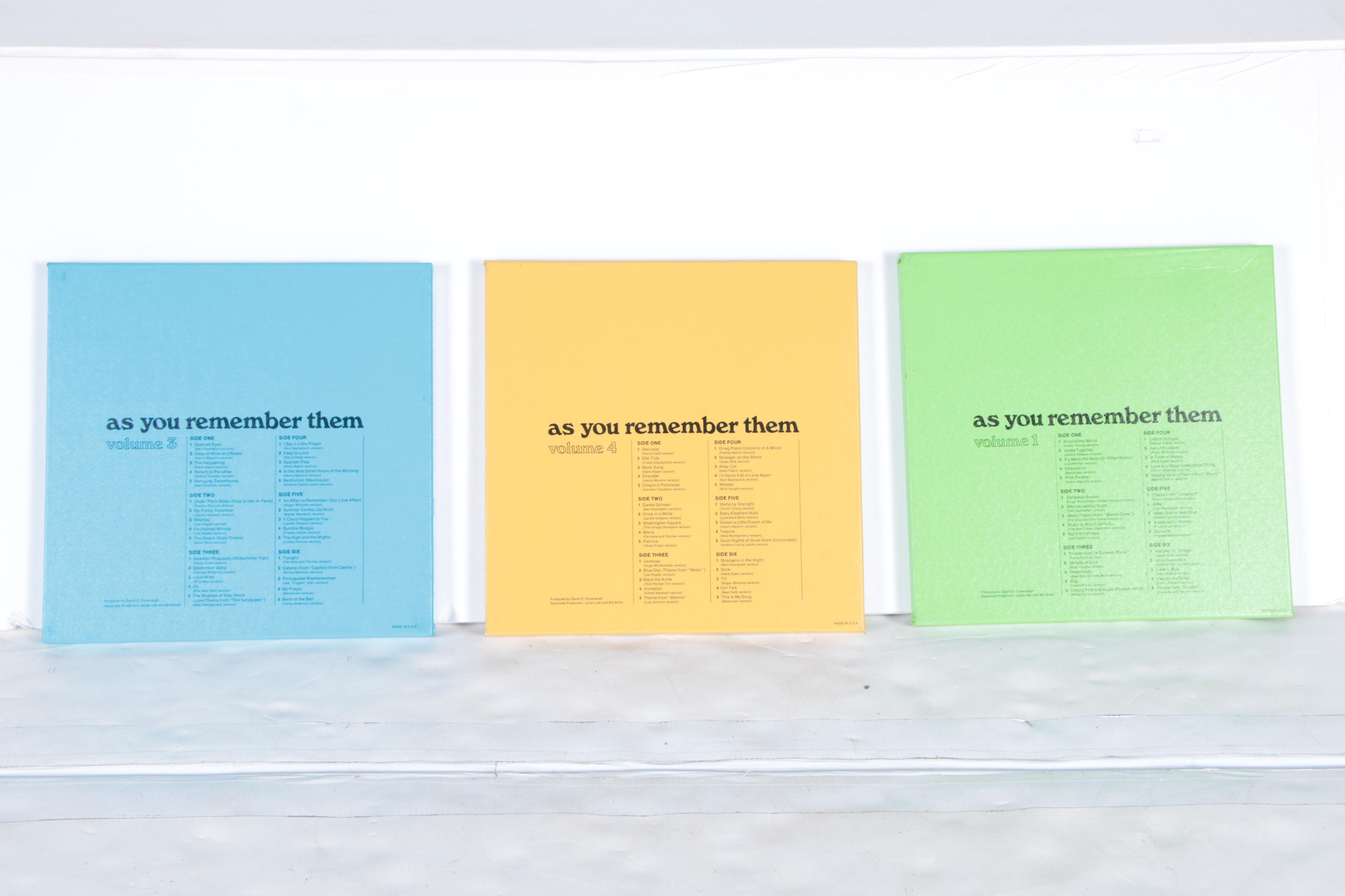 "As You Remember Them" LP Box Set