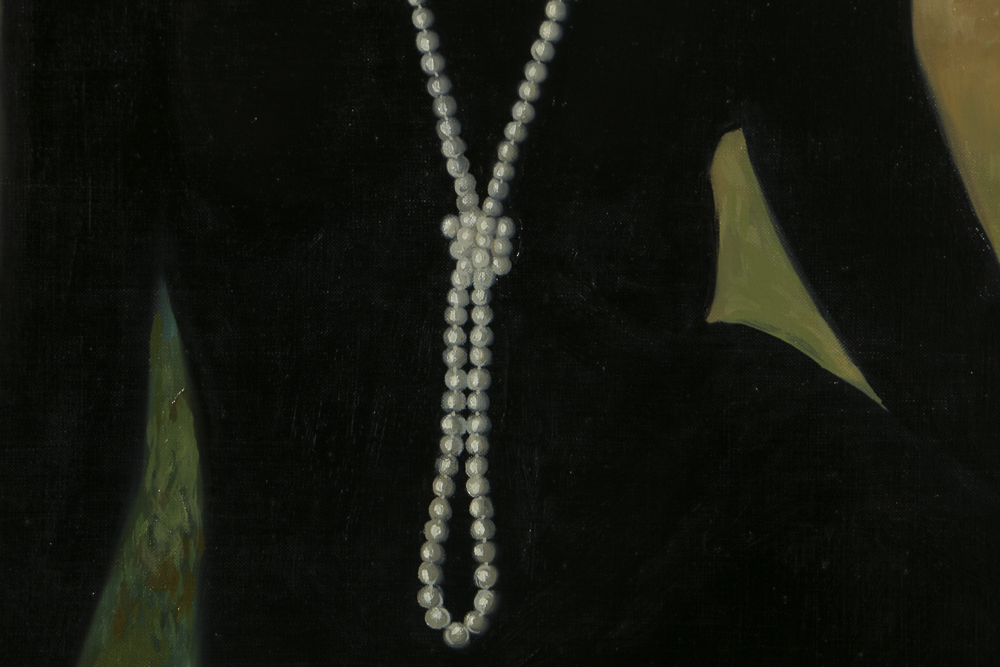 Simmie Knox Oil Painting on Canvas Portrait of a Reclining Woman