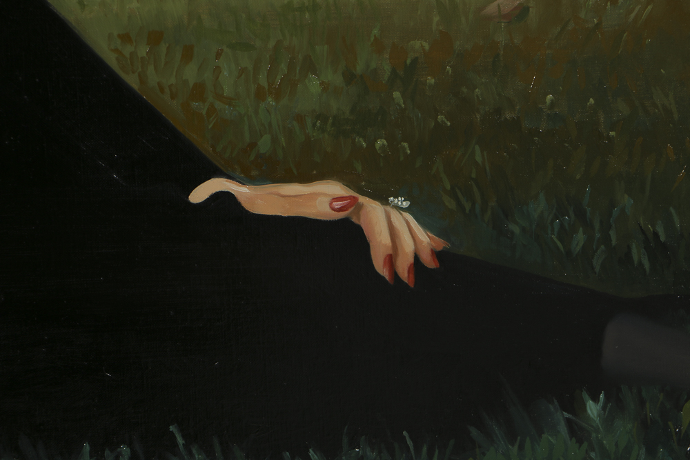 Simmie Knox Oil Painting on Canvas Portrait of a Reclining Woman