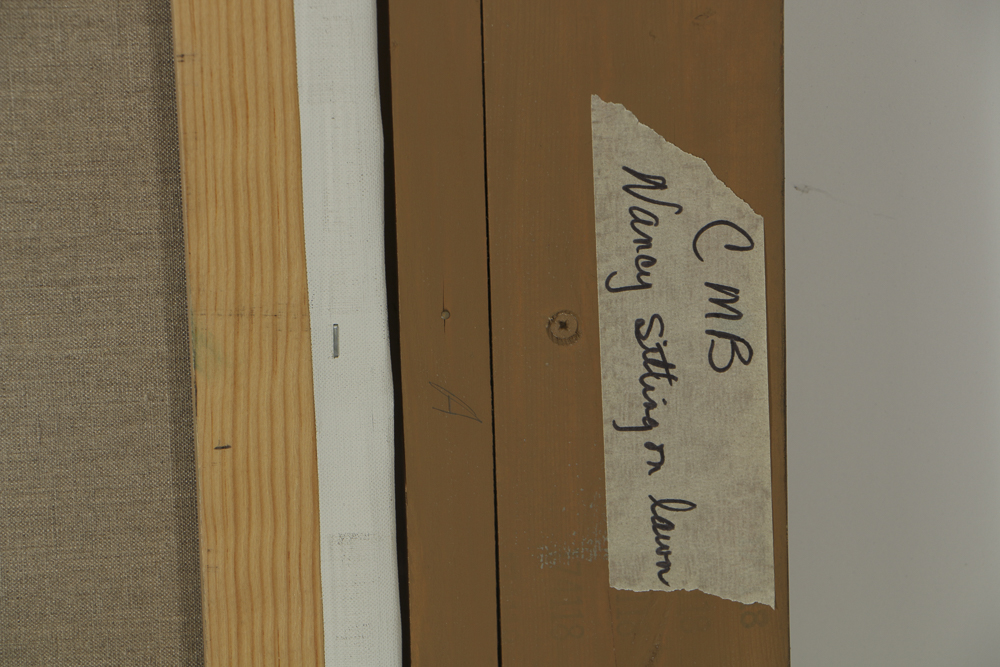 Simmie Knox Oil Painting on Canvas Portrait of a Reclining Woman