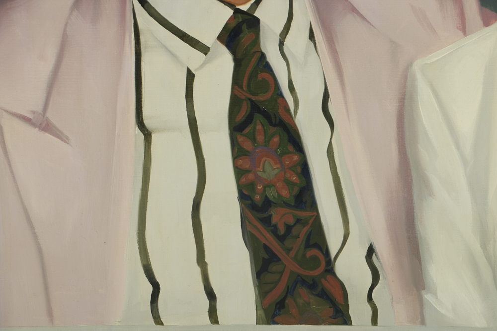 Simmie Knox Oil Painting on Canvas Portrait of a Man and Woman