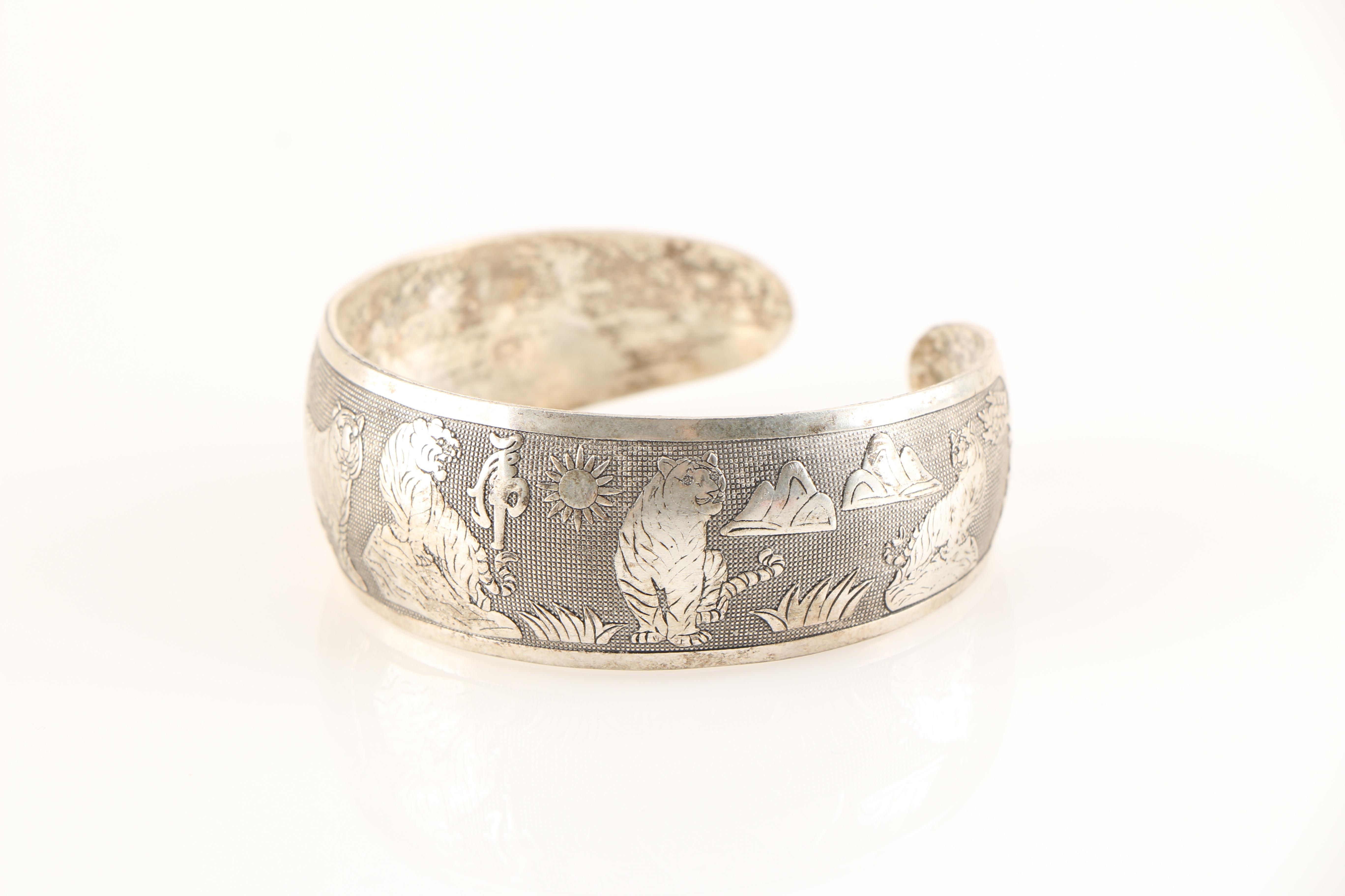 Silver Tone Nature Themed Cuff Bracelet Selection