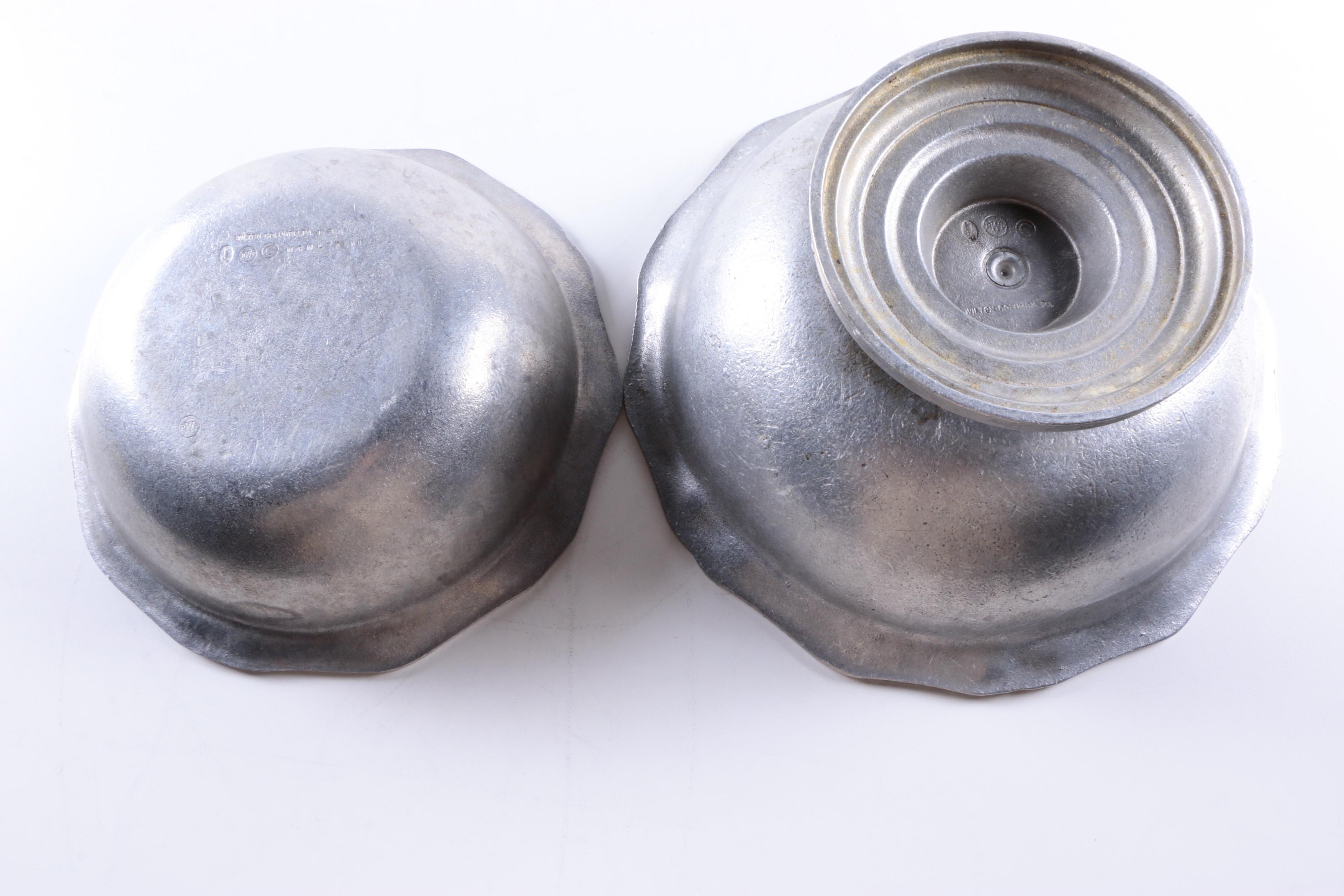 Vintage Wilton Armetale Pewter Tableware