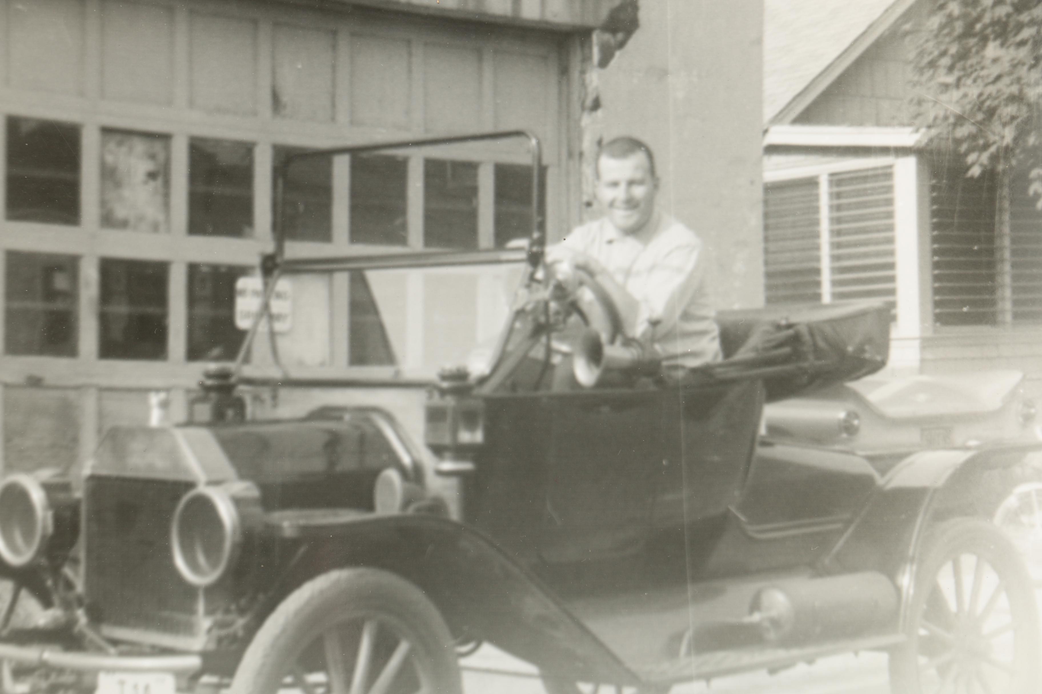 Albumen and Black and White Photographs Featuring Photos of Cars