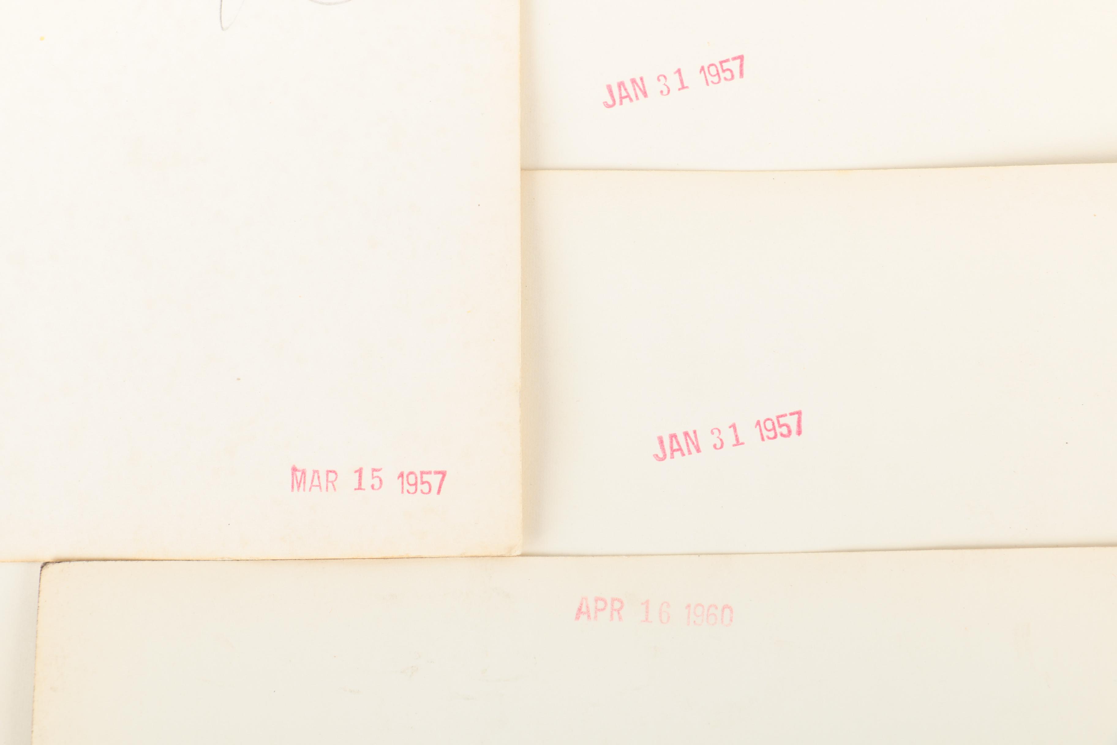 Albumen and Black and White Photographs Featuring Photos of Cars