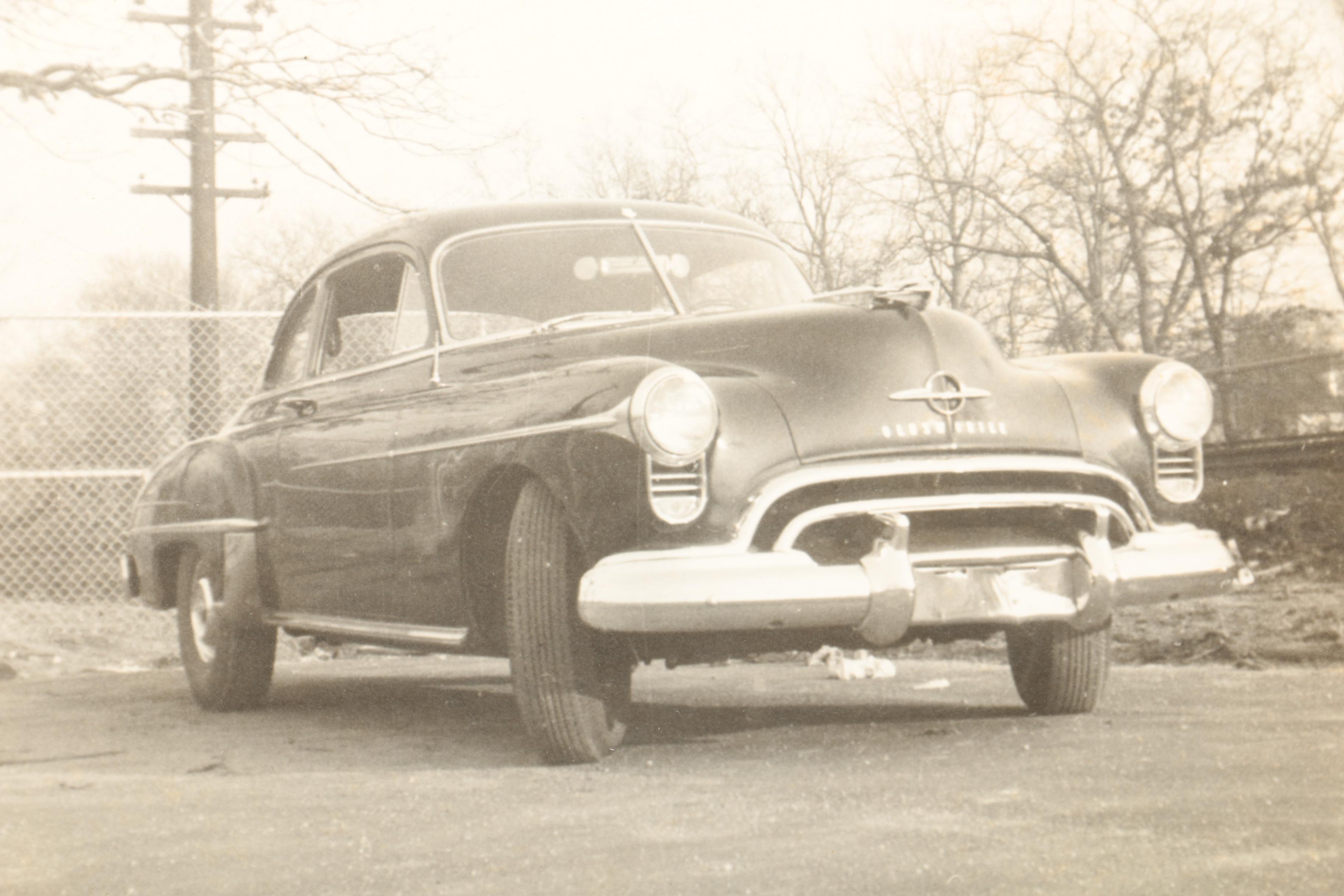 Albumen and Black and White Photographs Featuring Photos of Cars