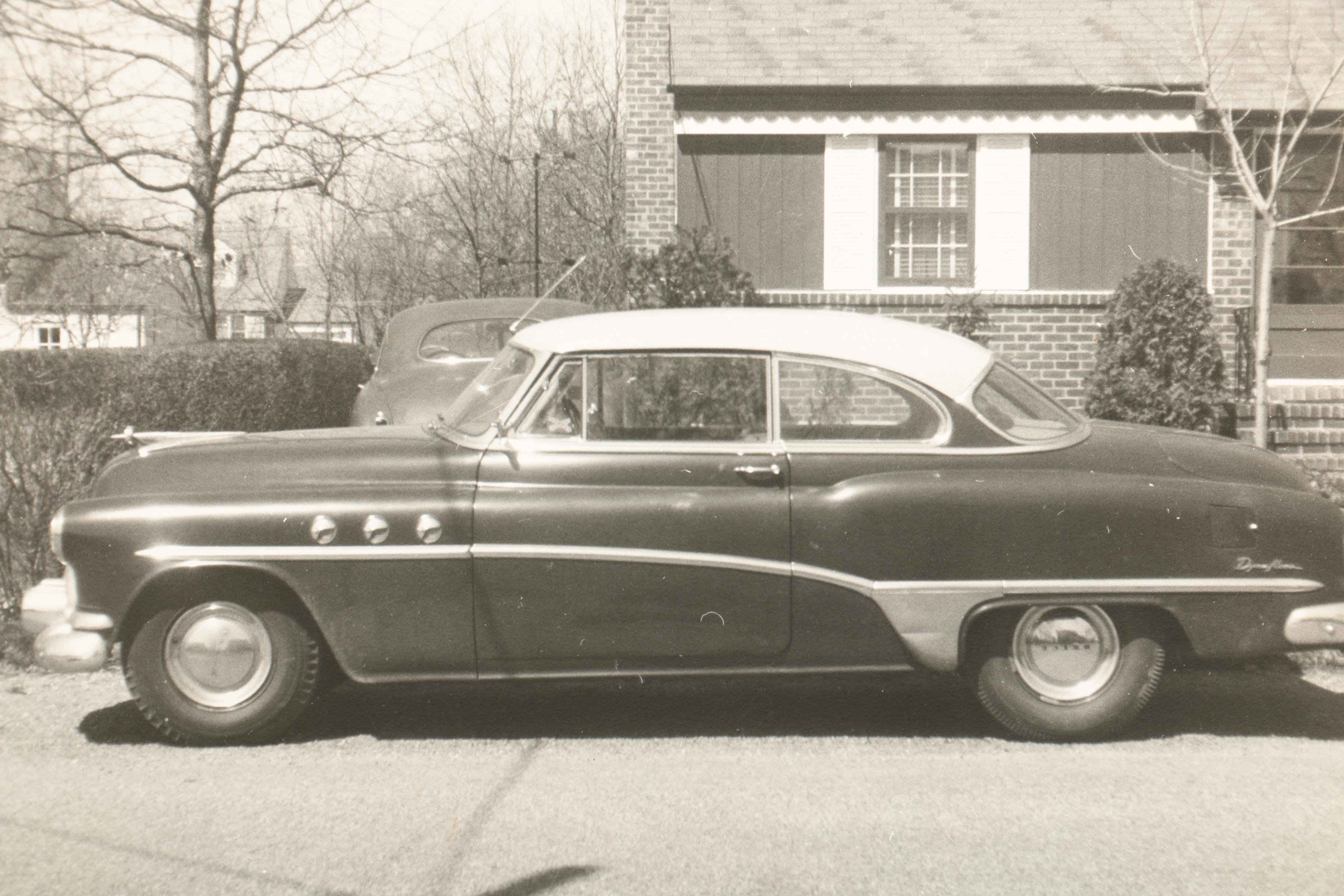 Albumen and Black and White Photographs Featuring Photos of Cars