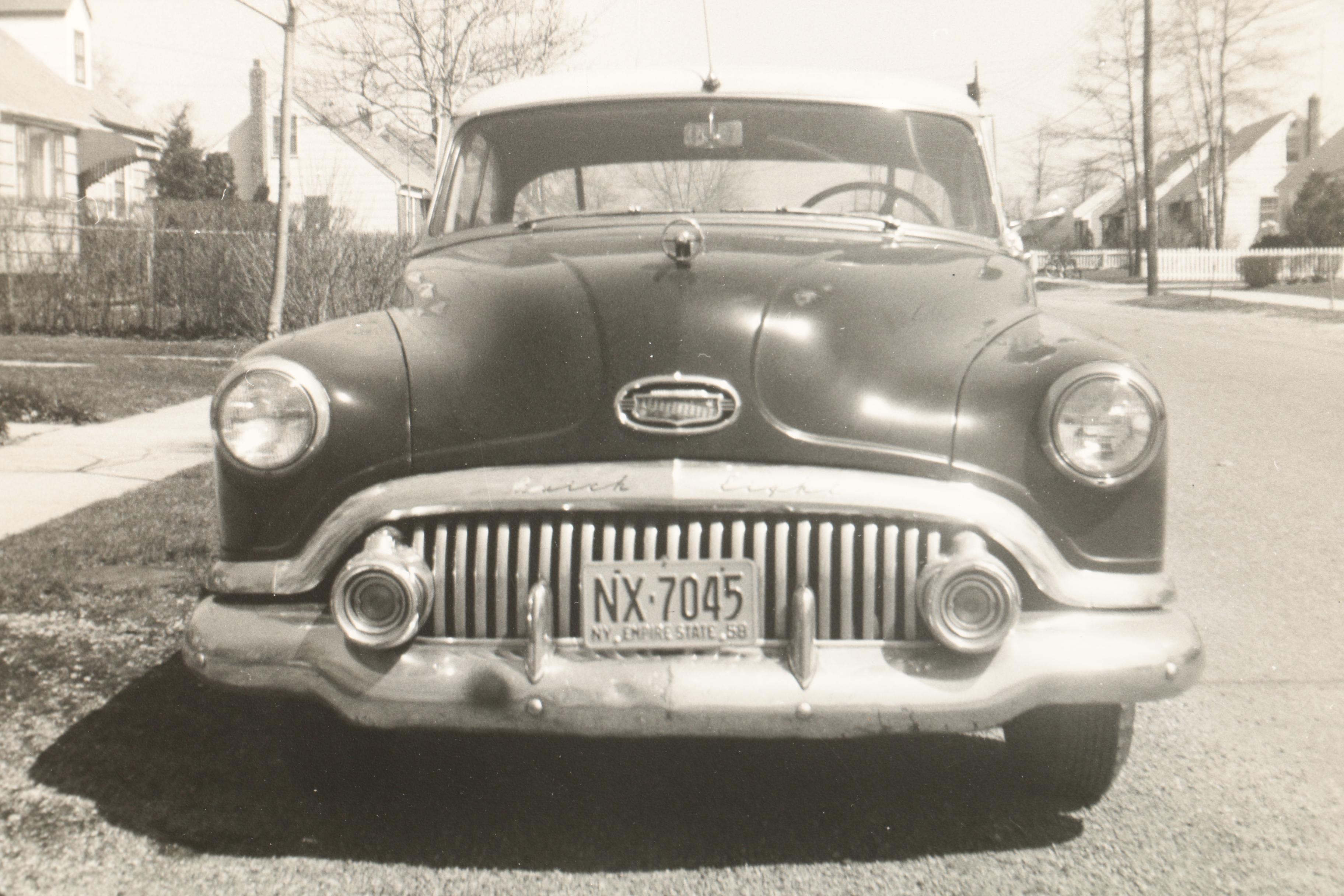 Albumen and Black and White Photographs Featuring Photos of Cars