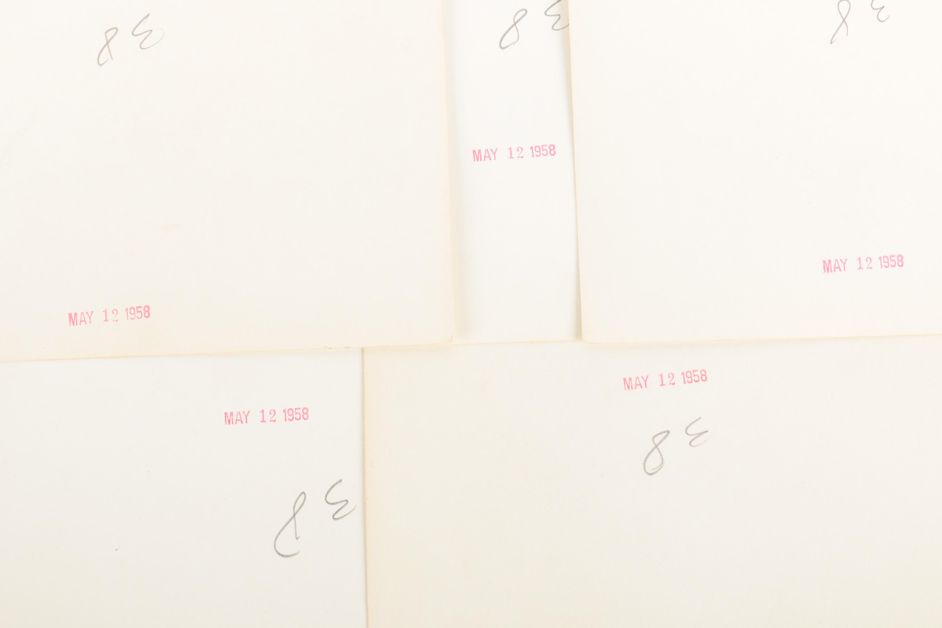 Albumen and Black and White Photographs Featuring Photos of Cars