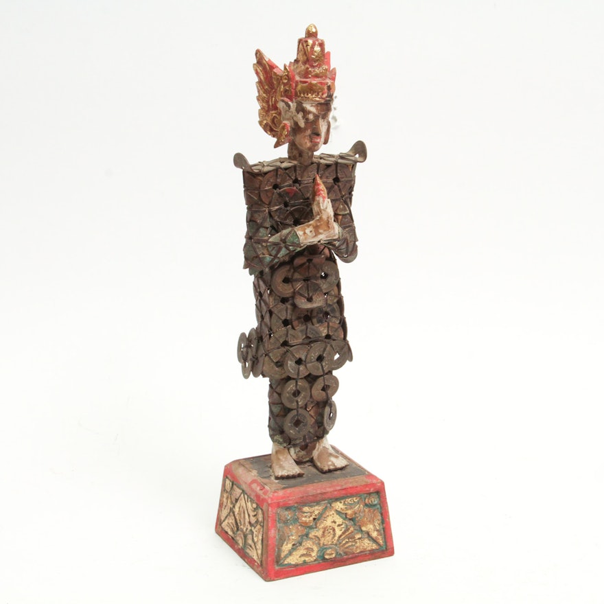 Balinese Style Coin Statue
