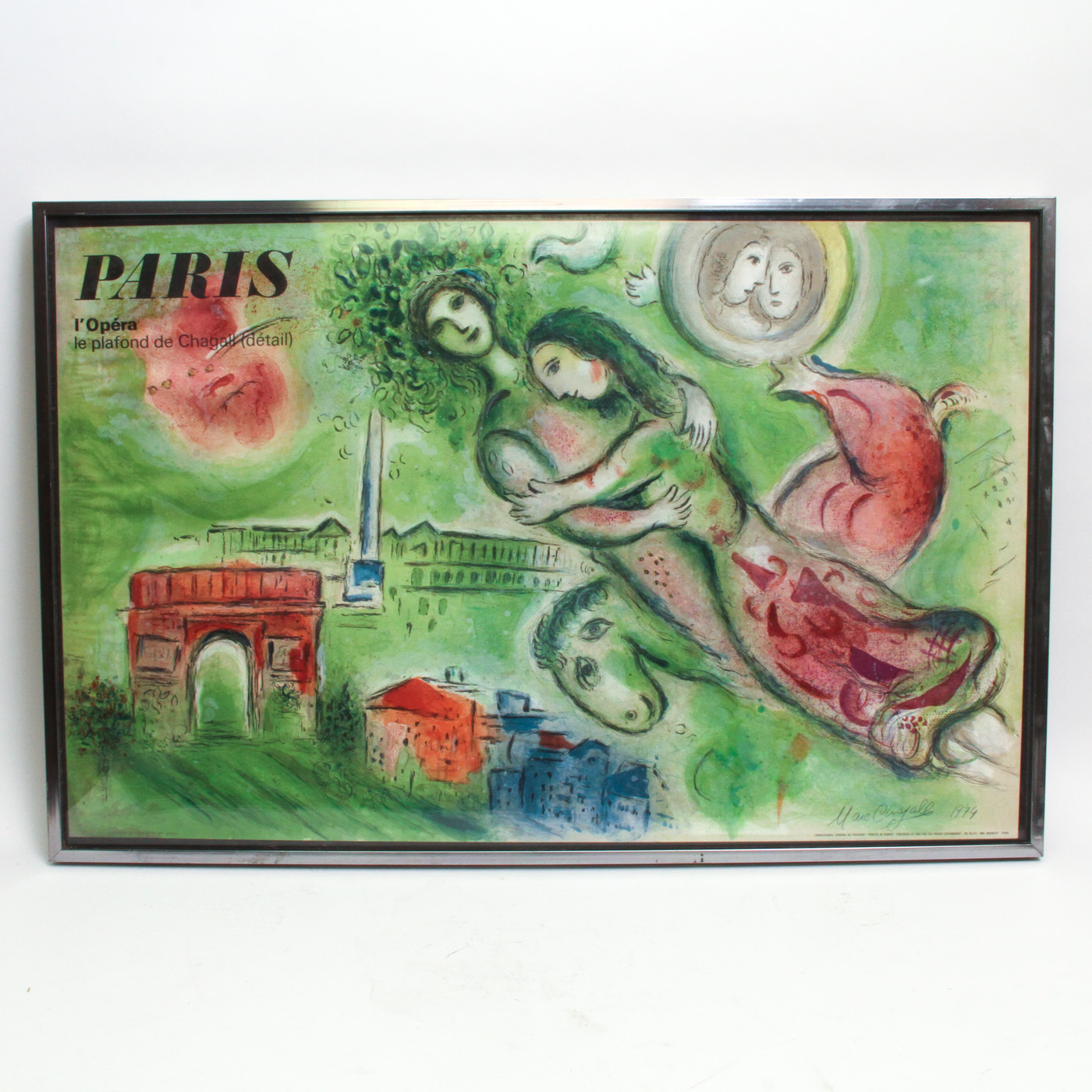 Lithograph on Paper After Marc Chagall "Romeo and Juliet"