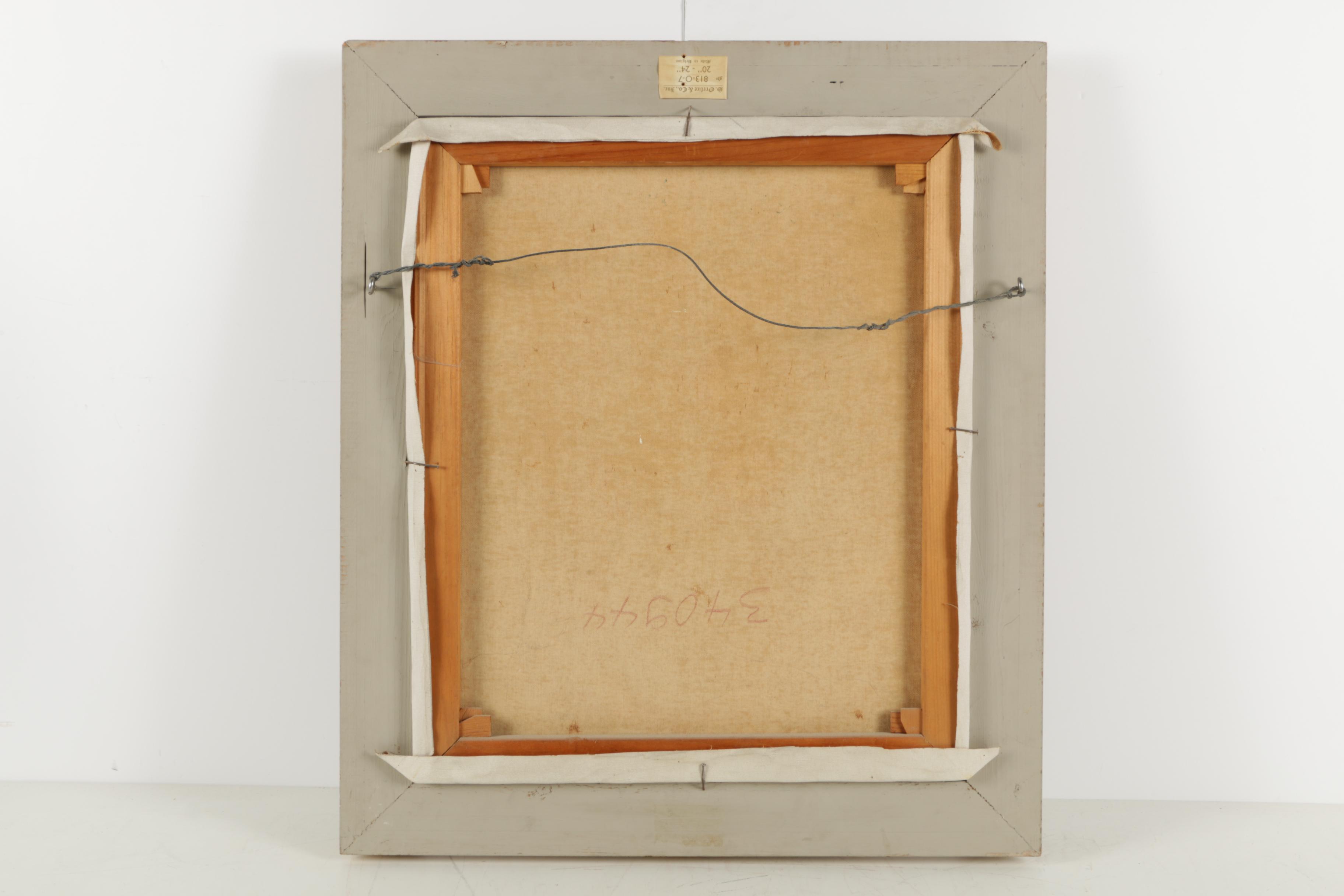 F. Szekely Oil Painting of a Flower Arrangement